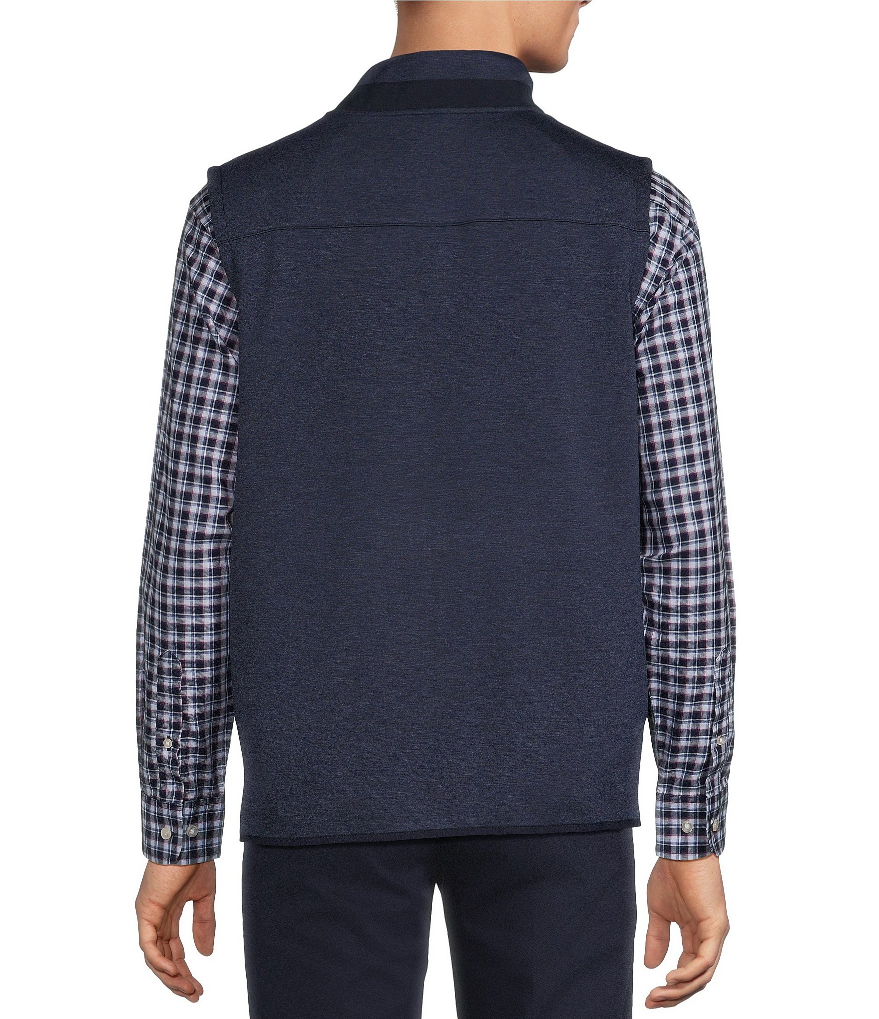 Roundtree & Yorke Big & Tall TravelSmart Solid Full-Zip Vest