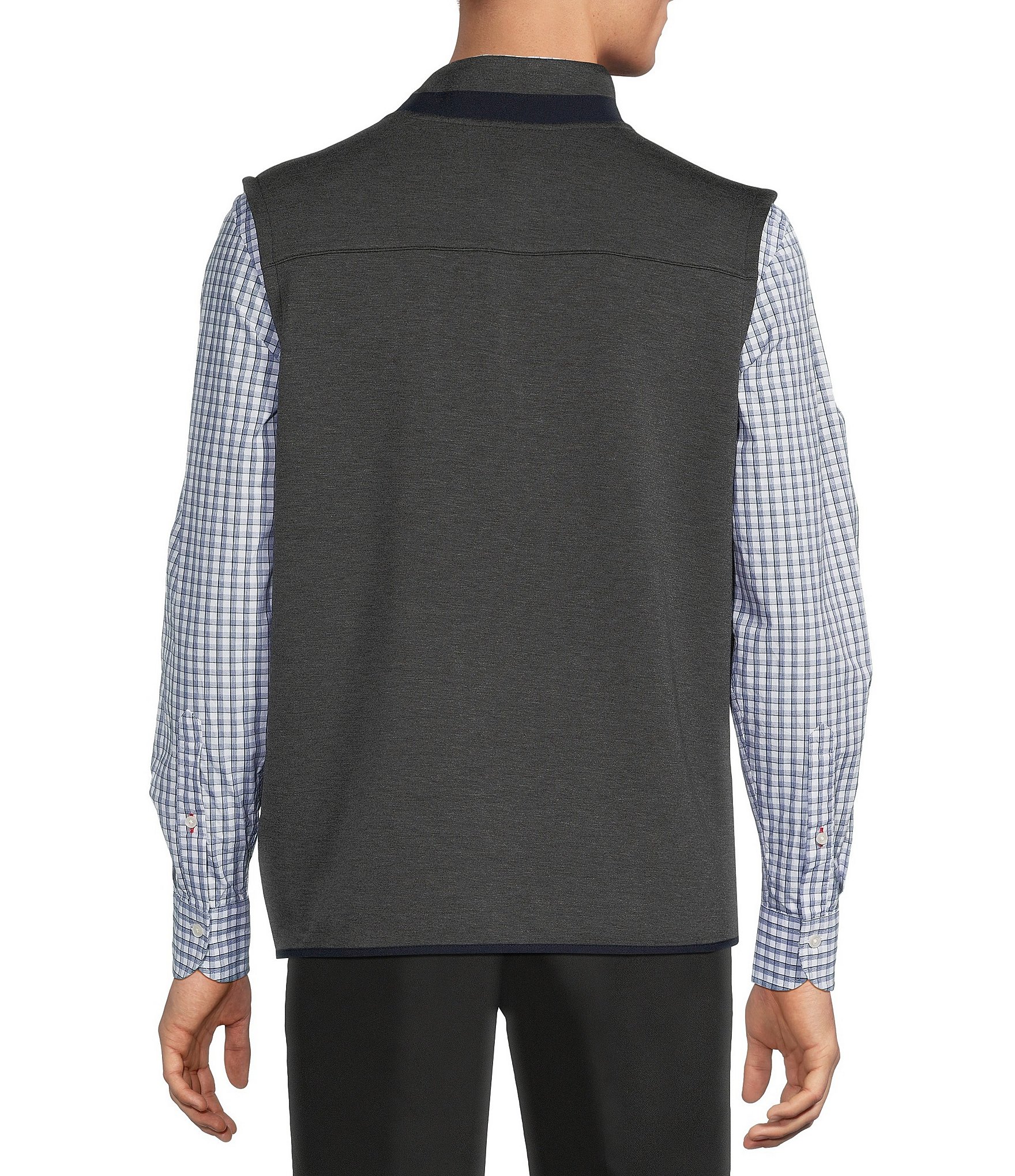 Roundtree & Yorke Big & Tall TravelSmart Solid Full-Zip Vest