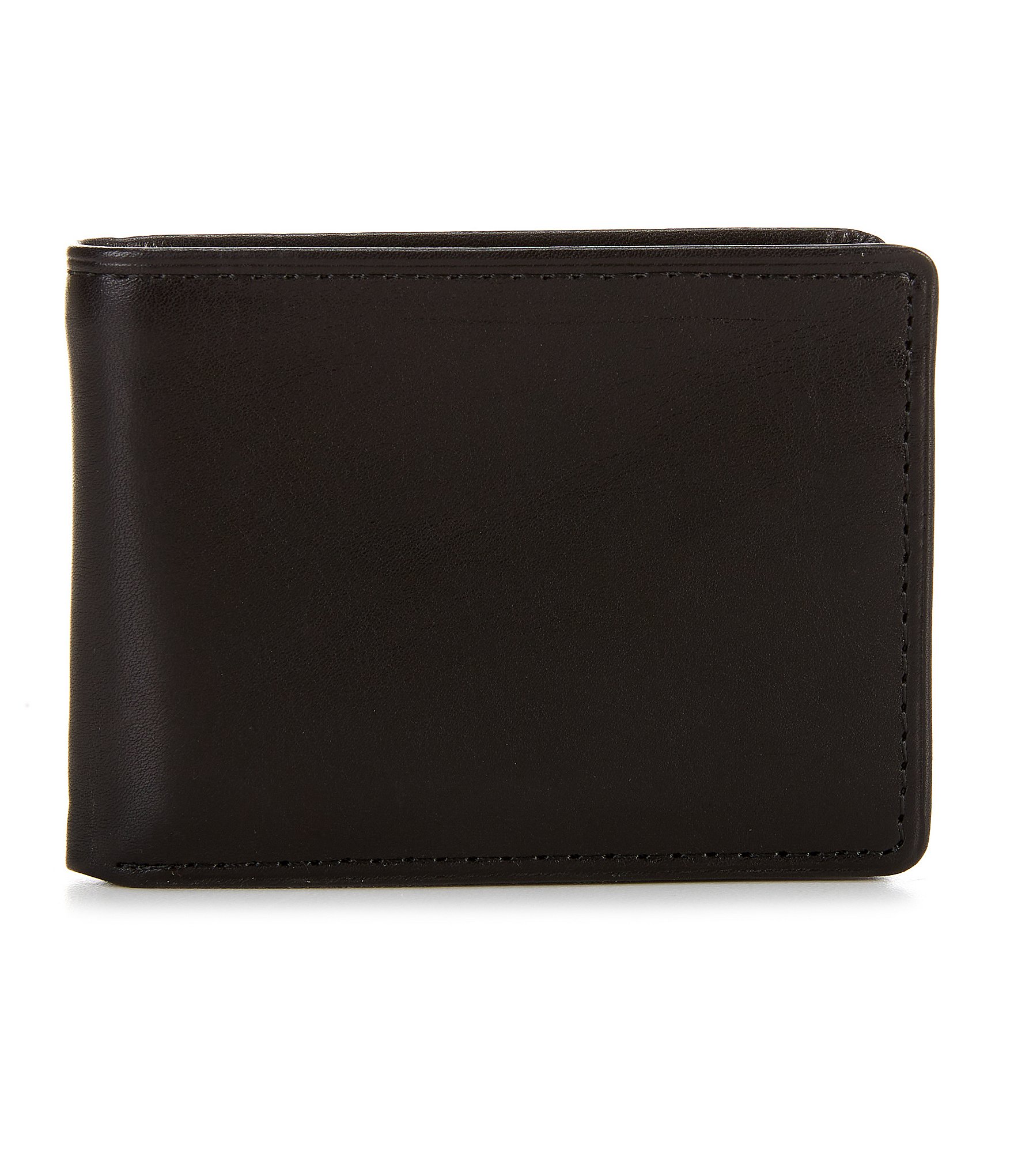 Roundtree & Yorke Cambridge Leather Slim Wing Bifold Wallet | Dillard's