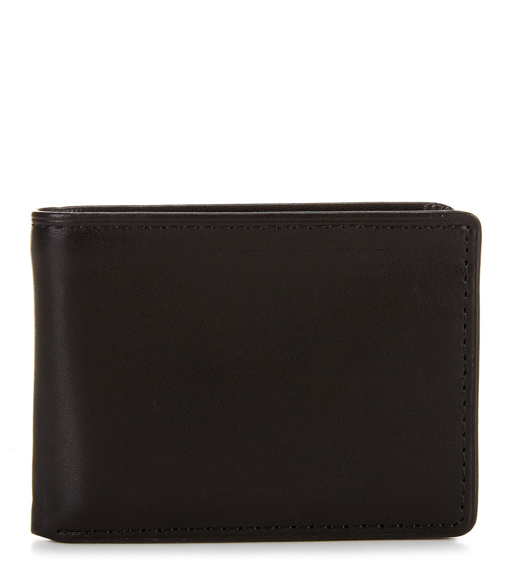 Roundtree & Yorke Cambridge Leather Slim Wing Bifold Wallet