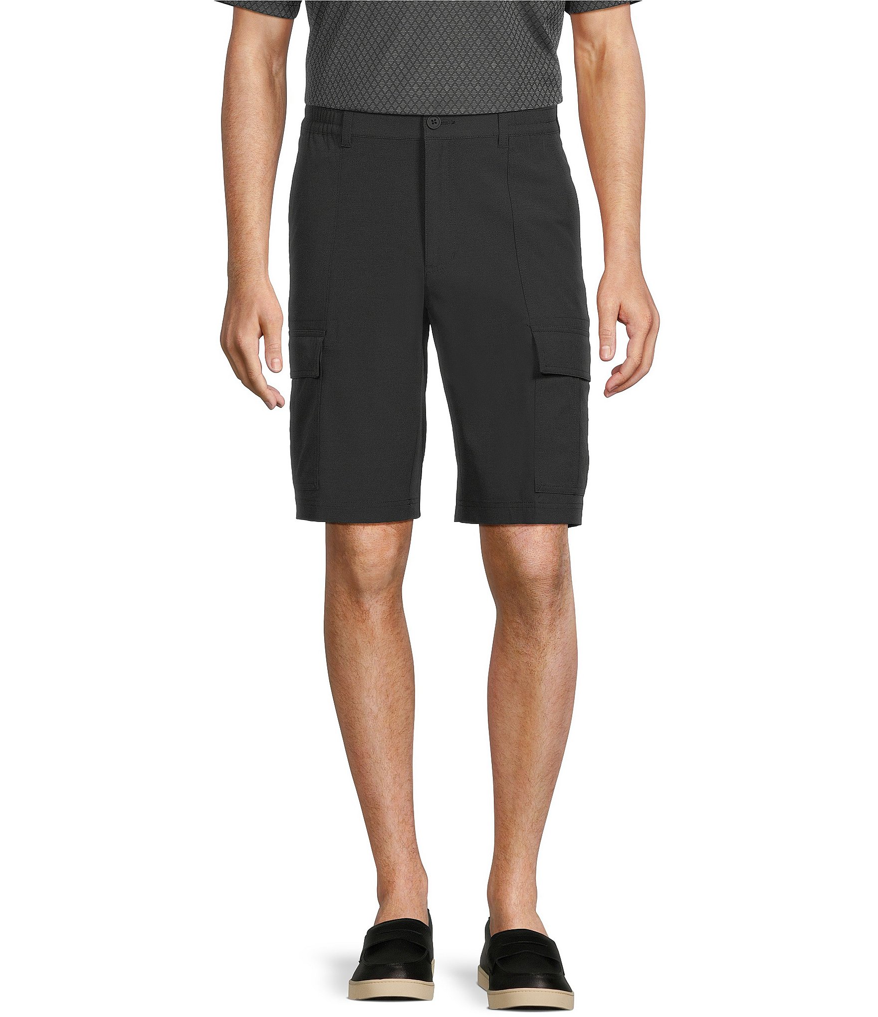 Roundtree & Yorke Classic Fit 11#double; Inseam Cargo Shorts