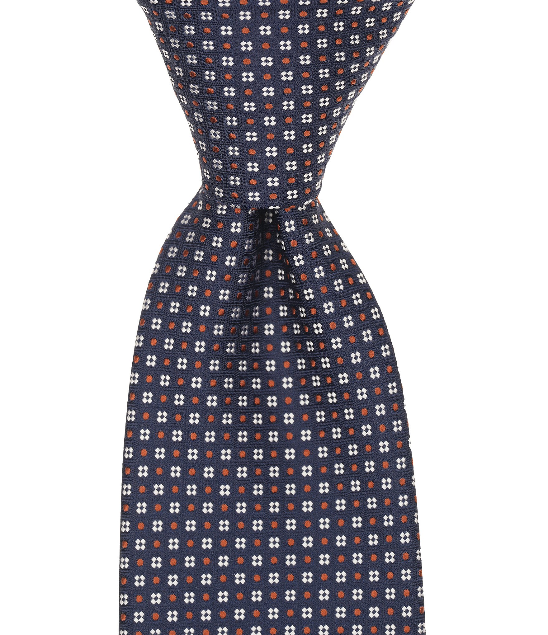 Roundtree & Yorke Conrad Neat Traditional Silk Blend Tie