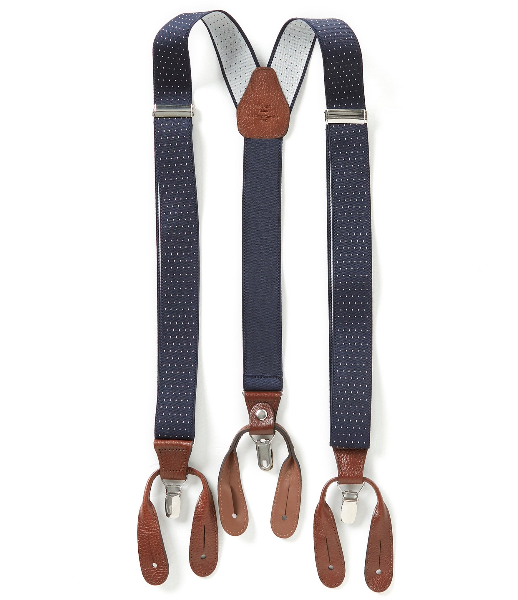 Roundtree & Yorke Dotted Suspenders