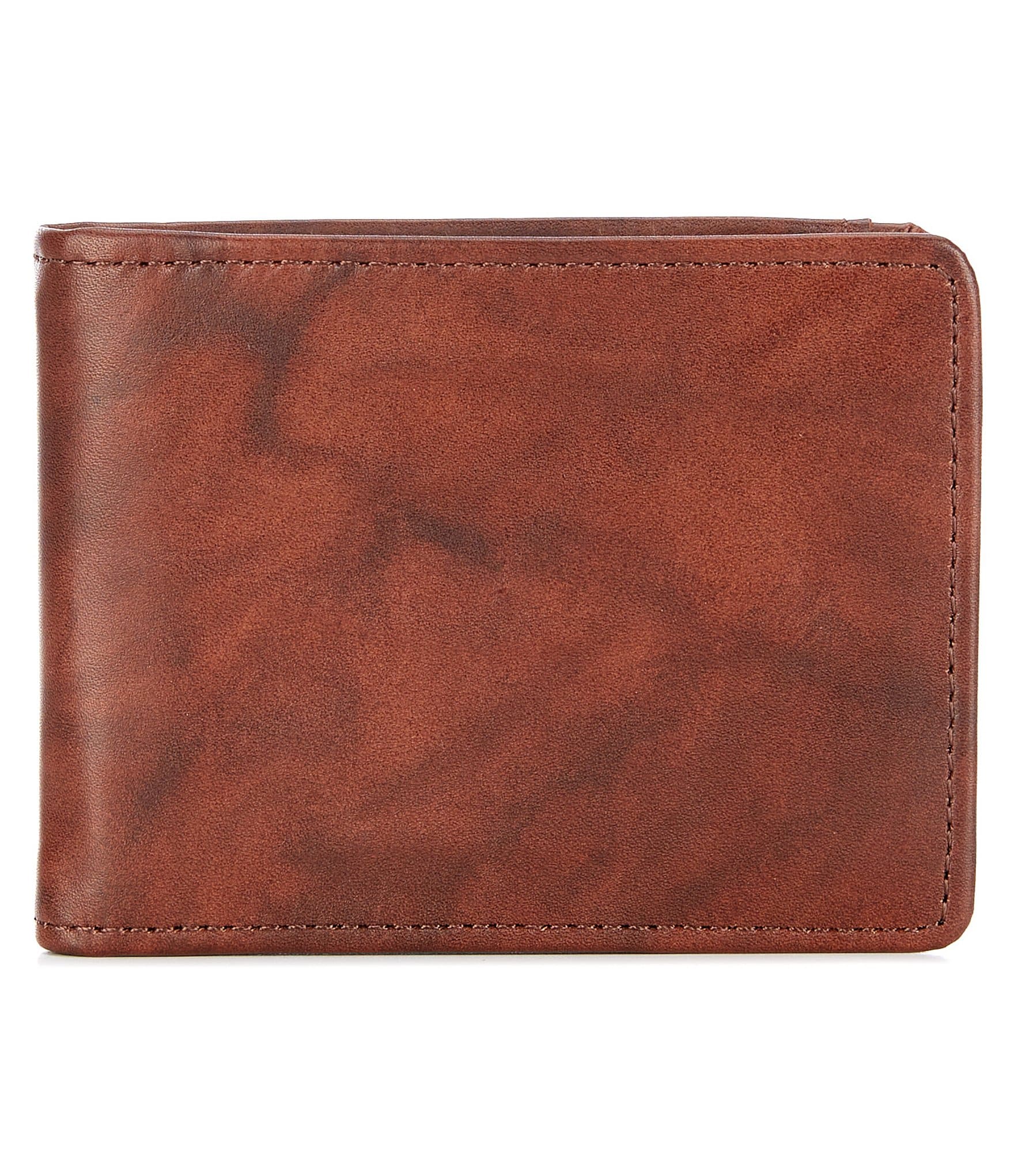 Roundtree & Yorke Front Pocket Flip Clip Leather Wallet