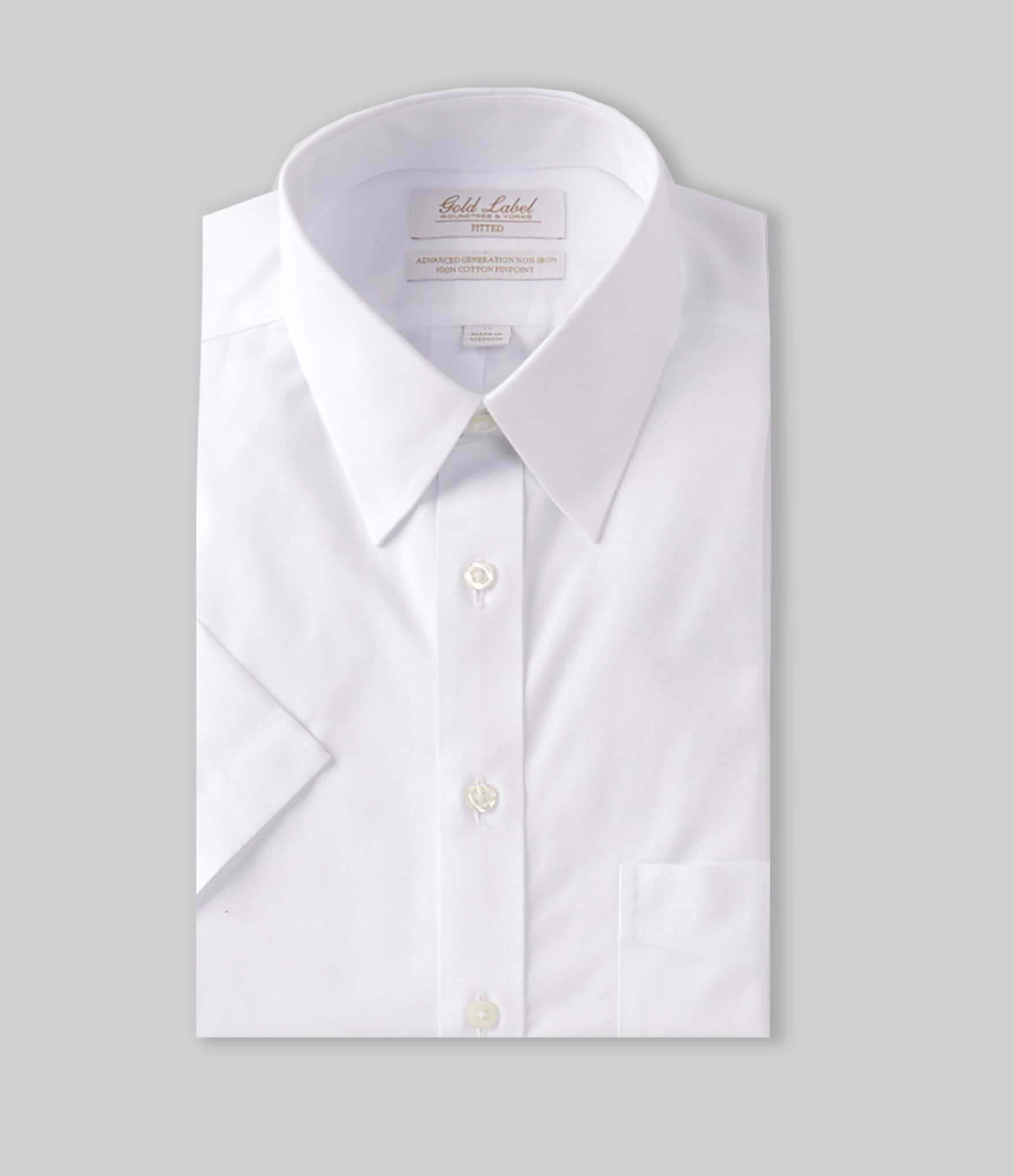 No iron short hot sale sleeve dress shirts