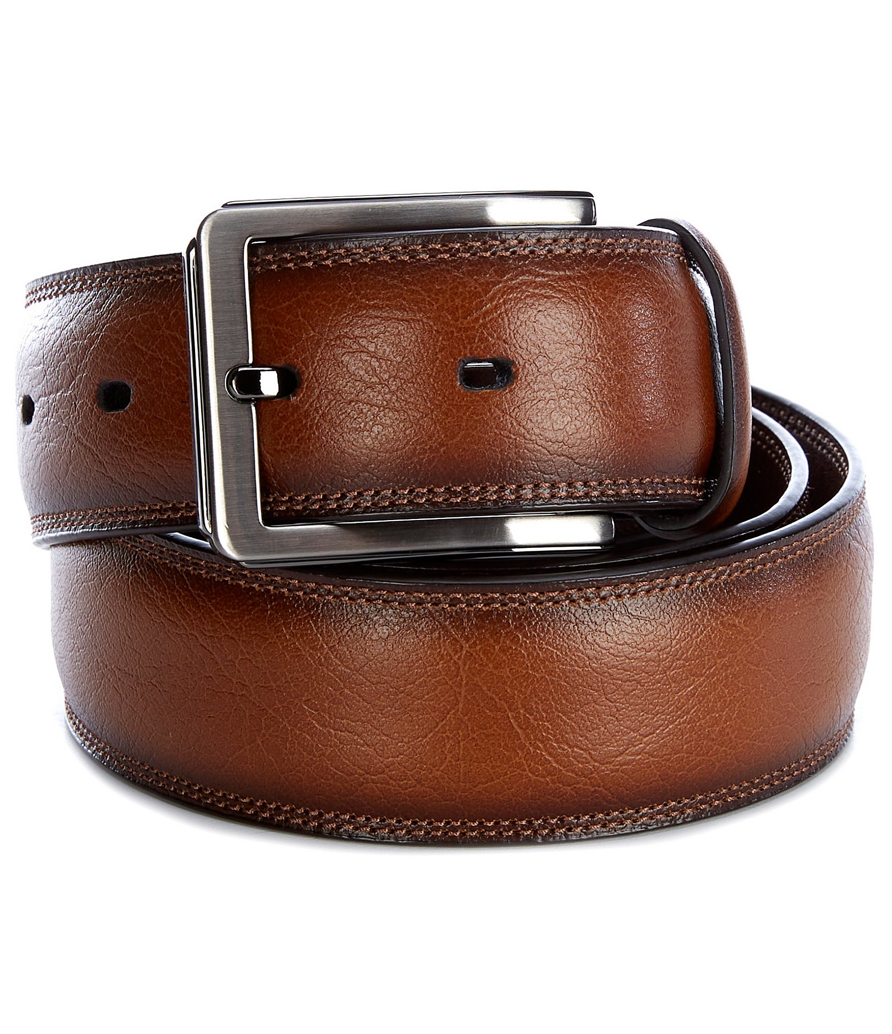 Handwoven honey leather traditional belt