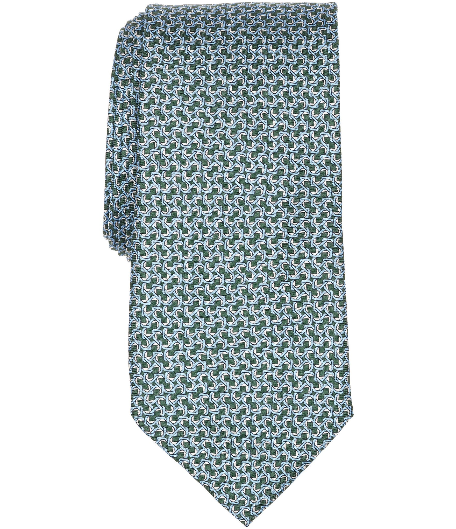 Roundtree & Yorke Horeshoe Neat Traditional Silk Tie