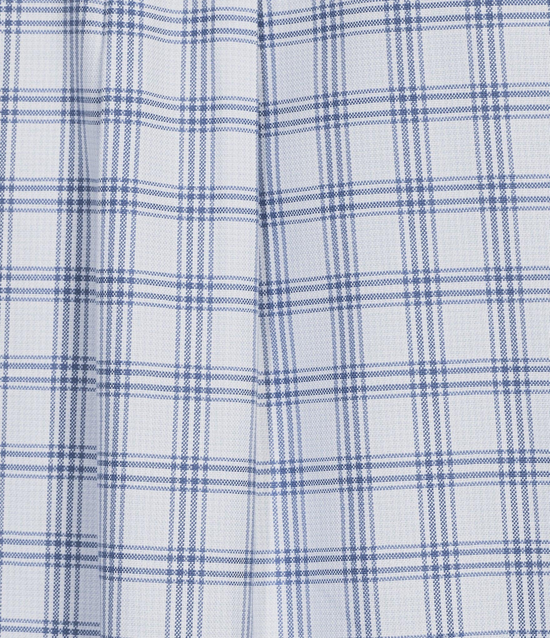 Roundtree & Yorke Long Sleeve Medium Check Oxford Sport Shirt