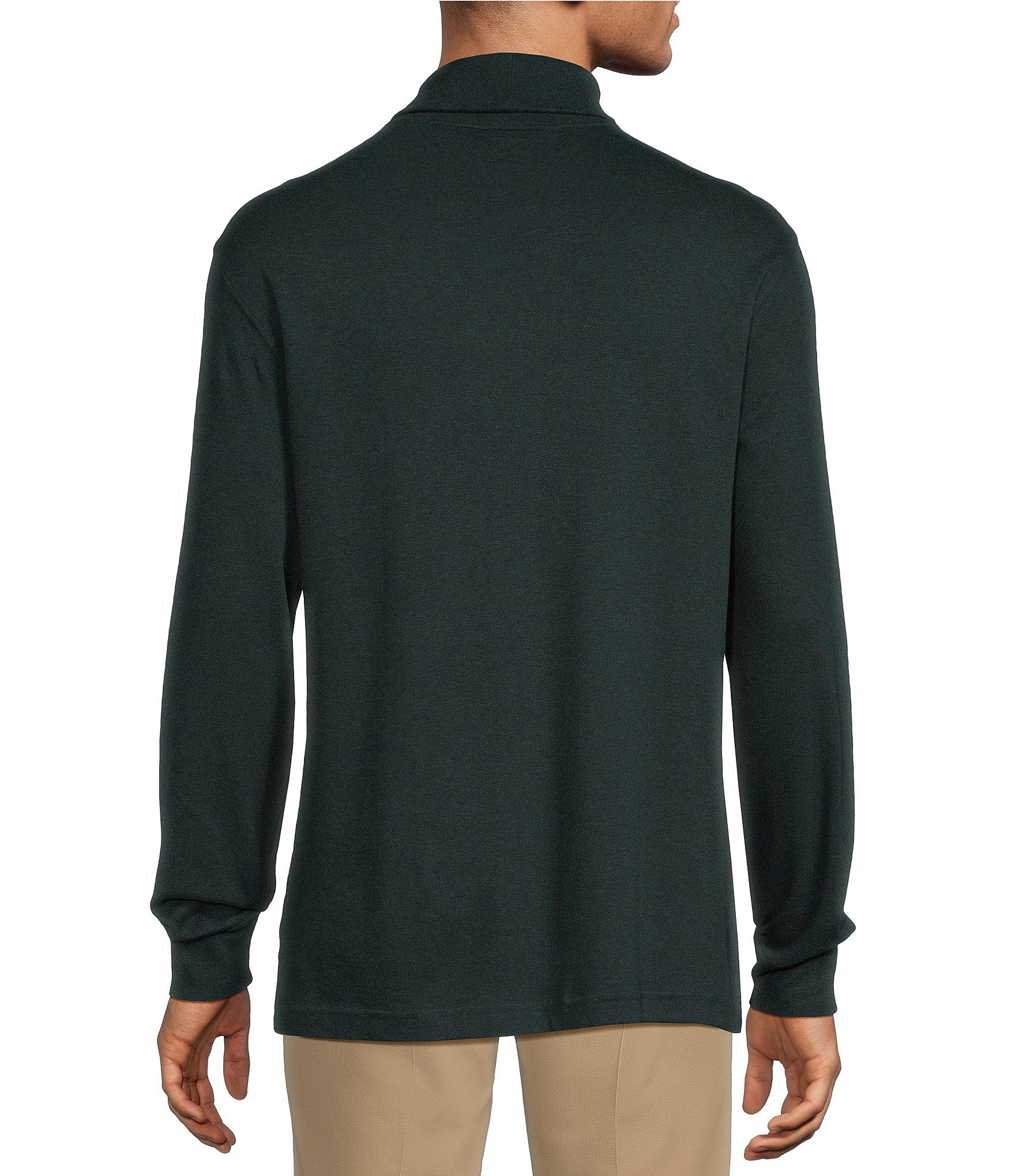 Roundtree & Yorke Long Sleeve Solid Turtle Neck Pullover