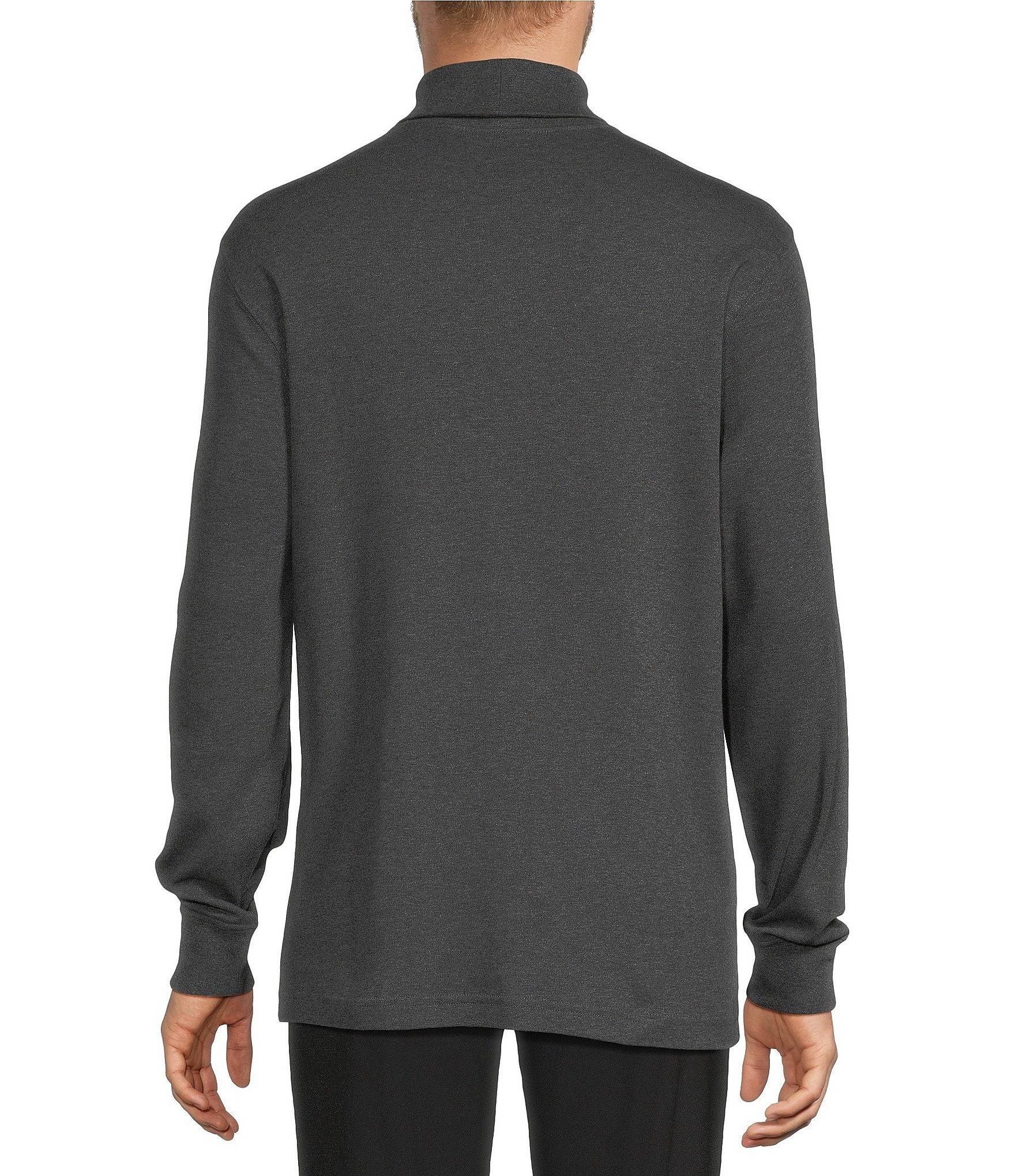 Roundtree & Yorke Long Sleeve Solid Turtle Neck Pullover
