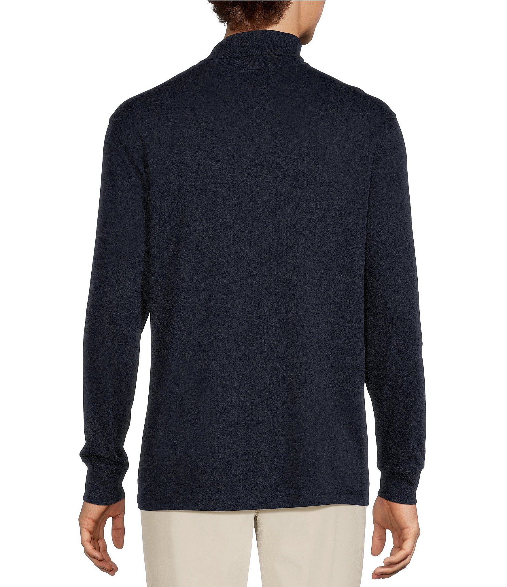 Roundtree & Yorke Long Sleeve Solid Turtle Neck Pullover