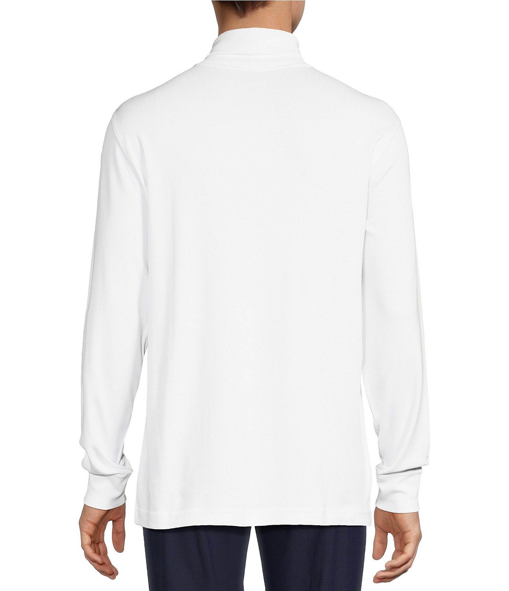 Roundtree & Yorke Long Sleeve Solid Turtle Neck Pullover
