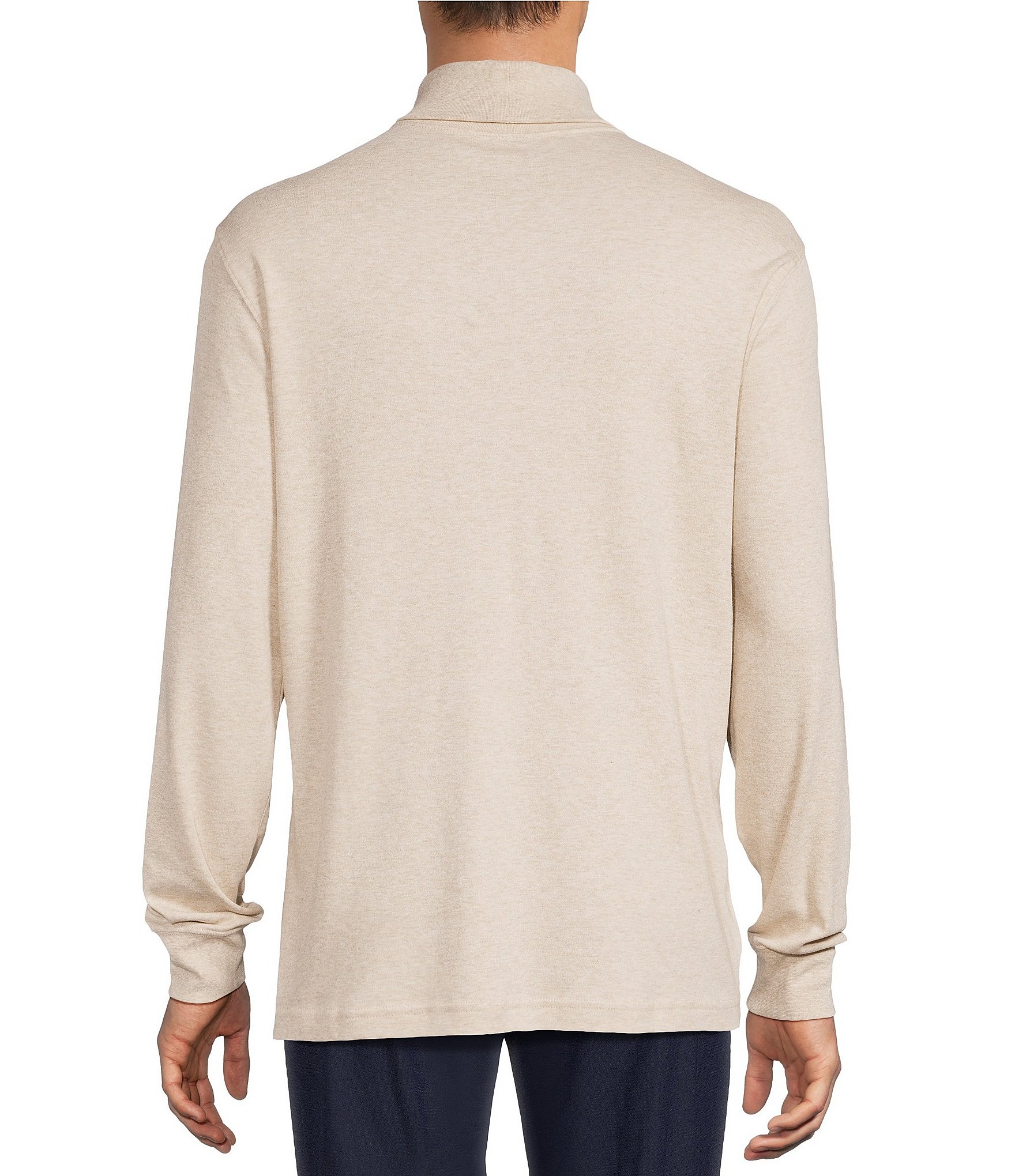 Roundtree & Yorke Long Sleeve Solid Turtle Neck Pullover