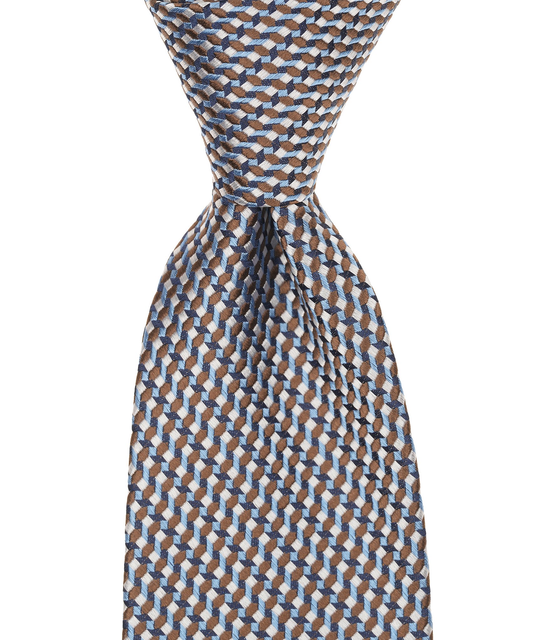 Roundtree & Yorke Lucian Neat Traditional Silk Blend Tie