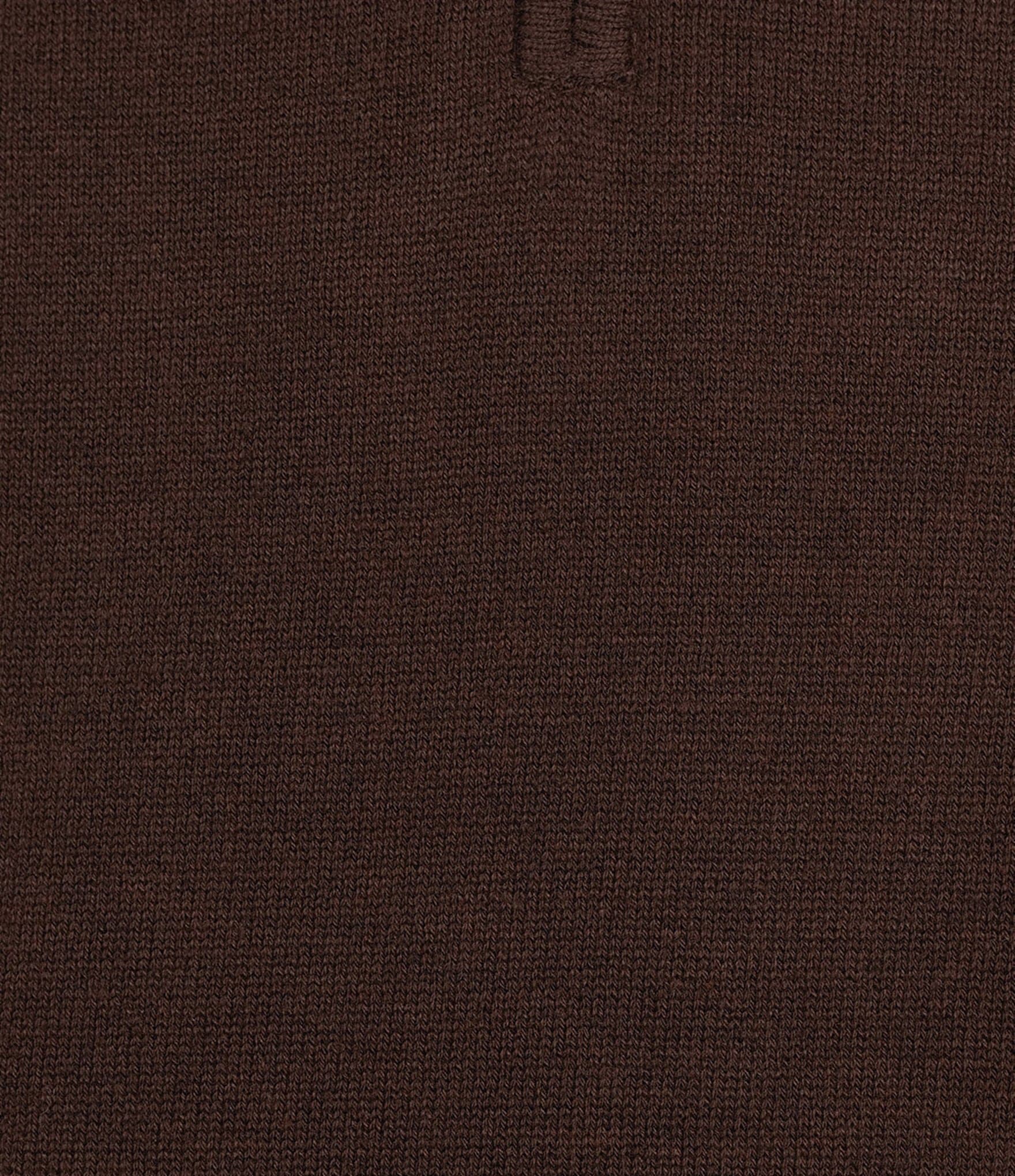 Roundtree & Yorke Mock Neck Long Sleeve Solid Quarter Zip Sweater