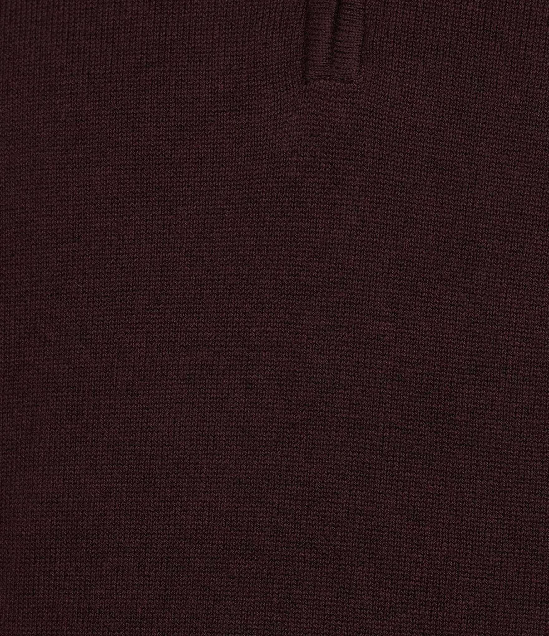 Roundtree & Yorke Mock Neck Long Sleeve Solid Quarter Zip Sweater