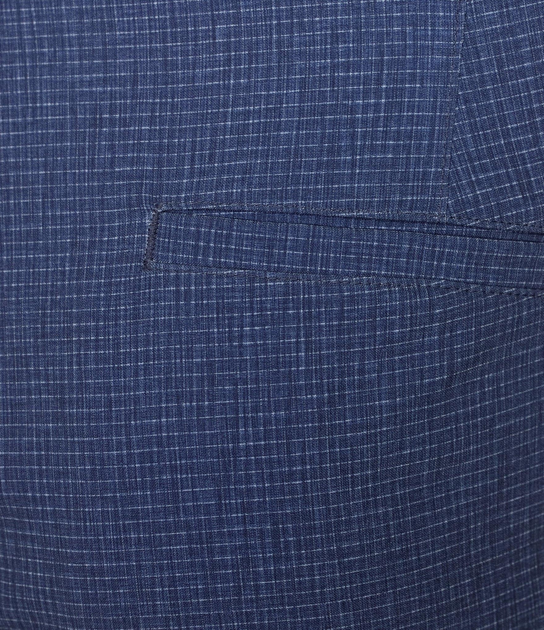 Roundtree & Yorke Performance Classic Fit Flat Front 9#double; Grid Heathered Shorts