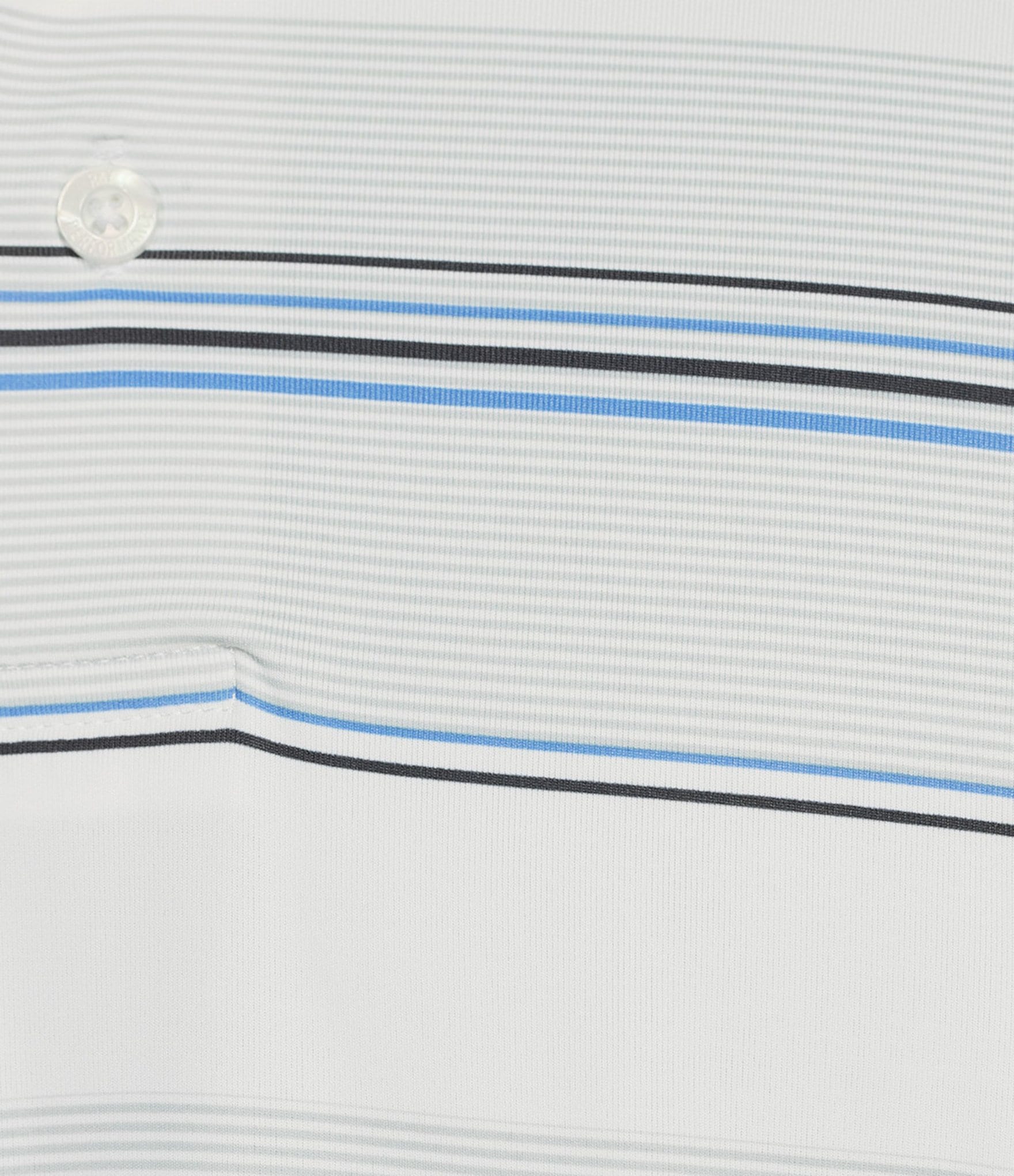 Roundtree & Yorke Performance Short Sleeve Chest Stripe Polo Shirt