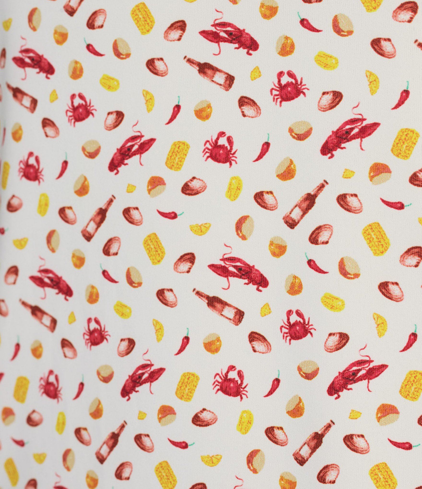 Roundtree & Yorke Performance Short Sleeve Clam-Bake Print