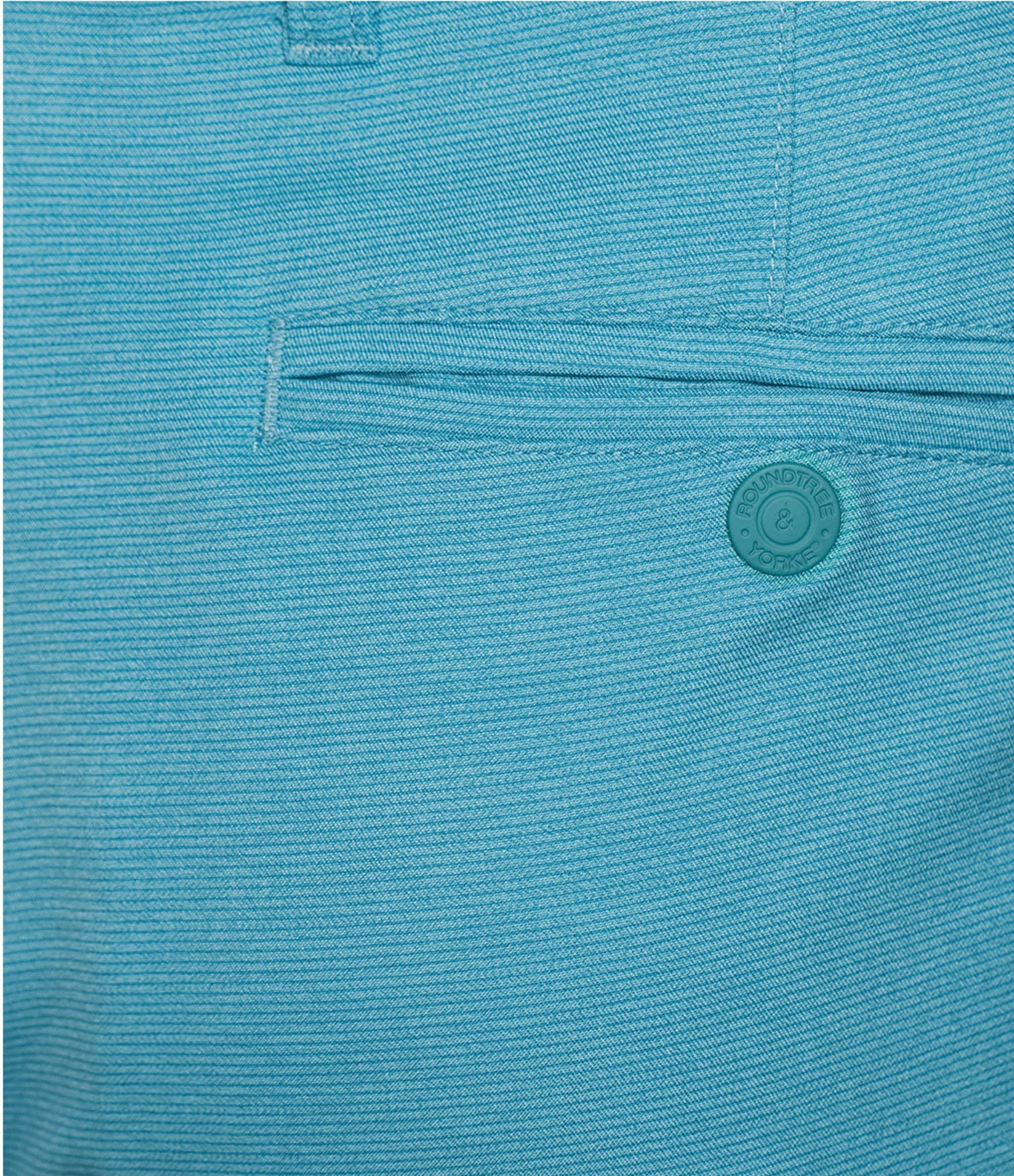 Roundtree & Yorke Performance Stretch Fabric Classic Fit Flat Front 8#double; Horizontal Texutred Shorts
