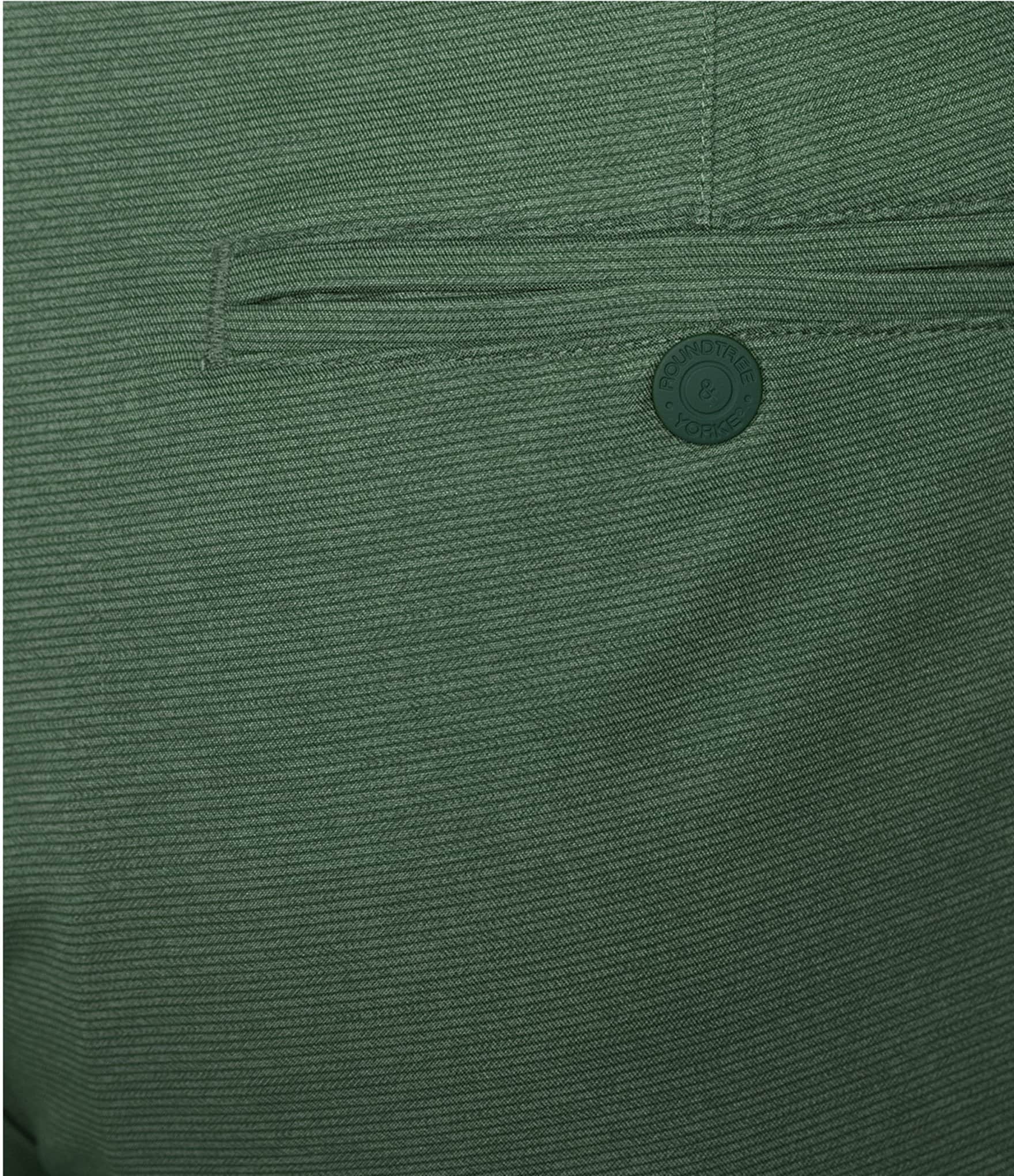 Roundtree & Yorke Performance Stretch Fabric Classic Fit Flat Front 8#double; Horizontal Texutred Shorts