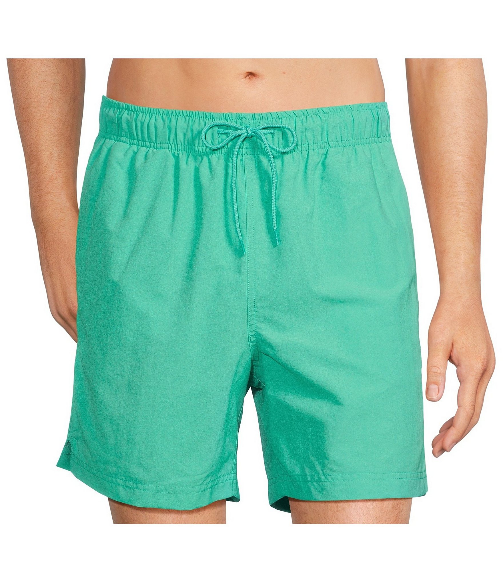 Roundtree & Yorke Portside Solid 6#double; Inseam Swim Trunks