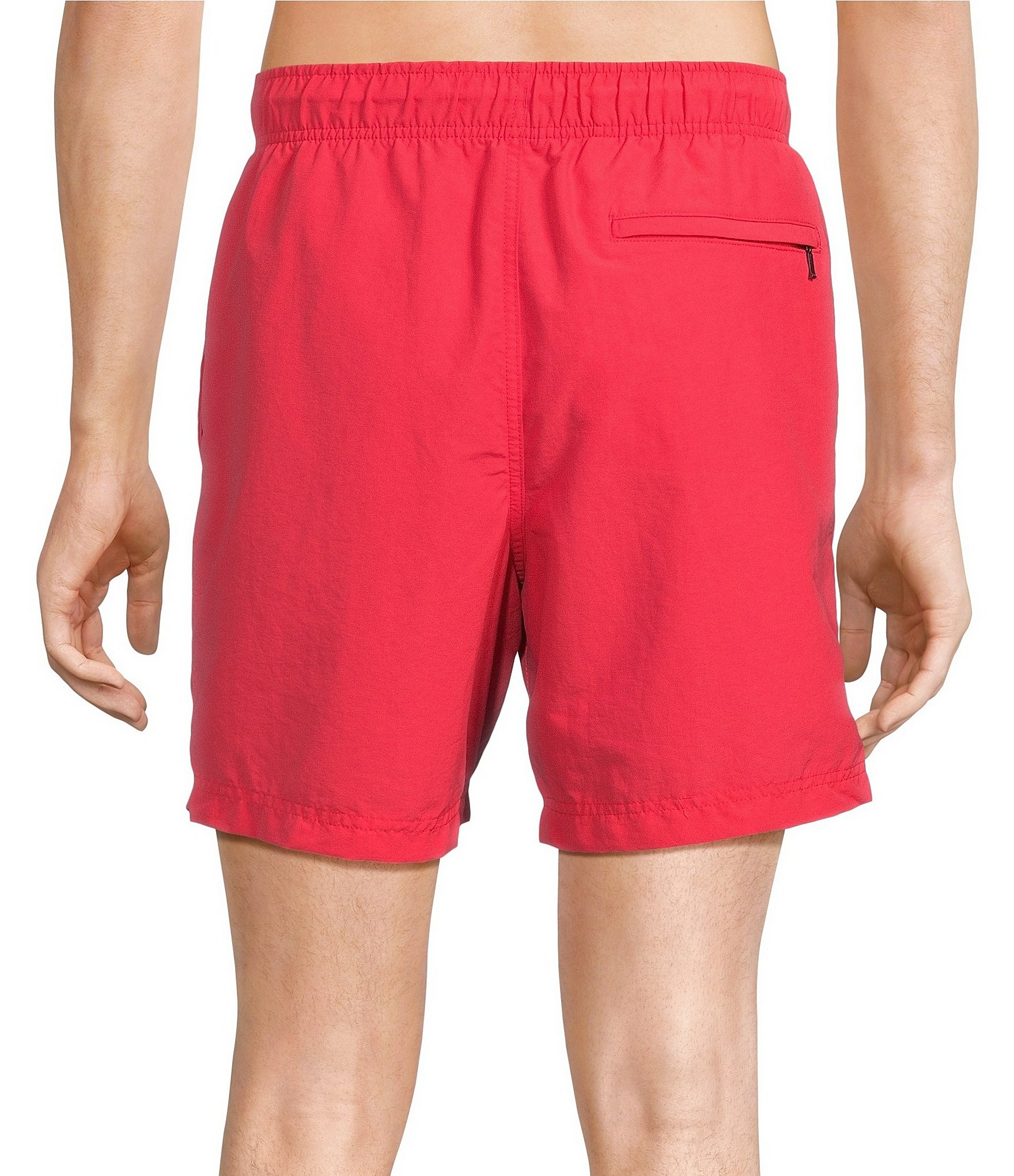 Roundtree & Yorke Portside Solid 6#double; Inseam Swim Trunks