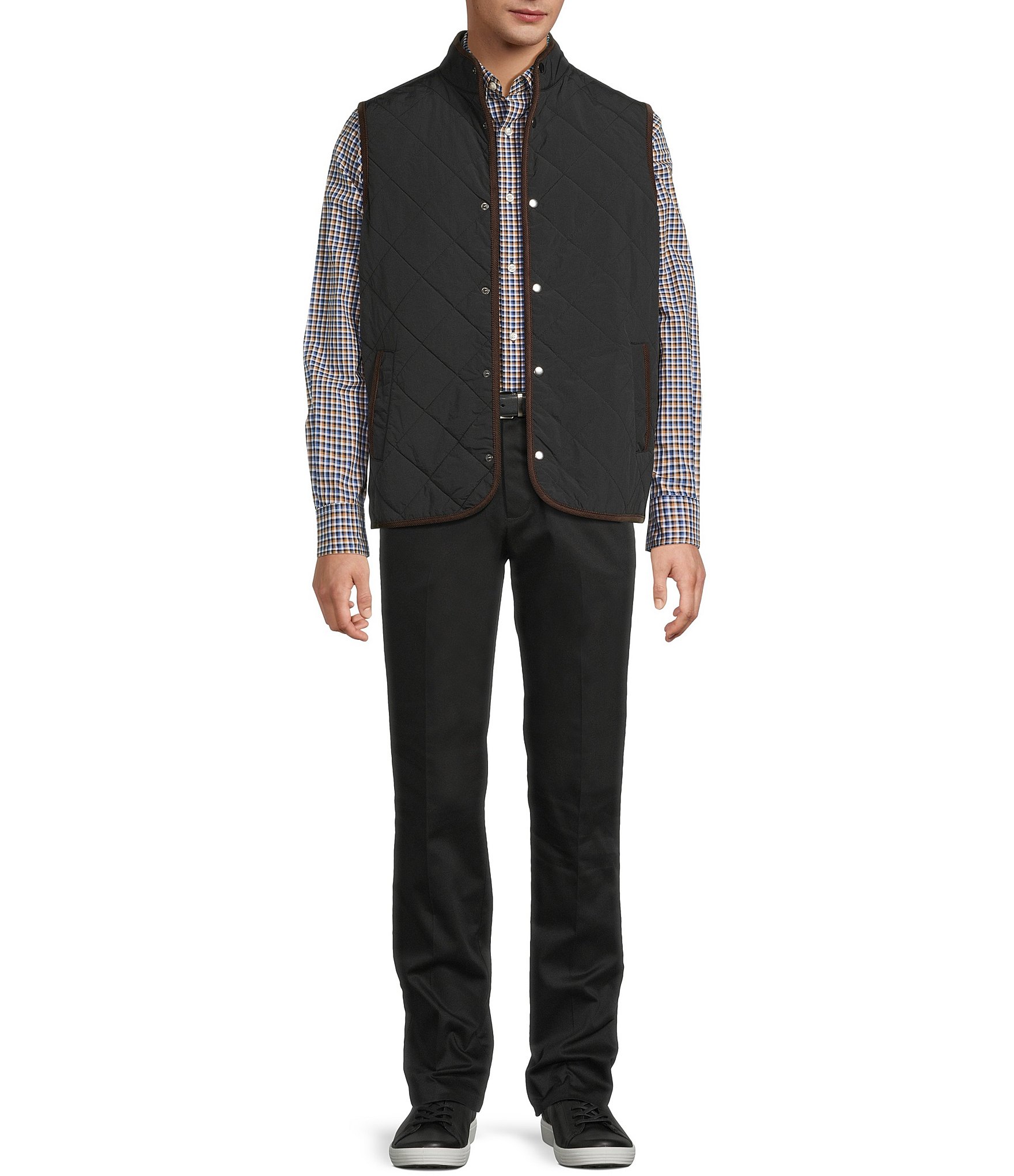 Roundtree & Yorke Quilted Solid Vest