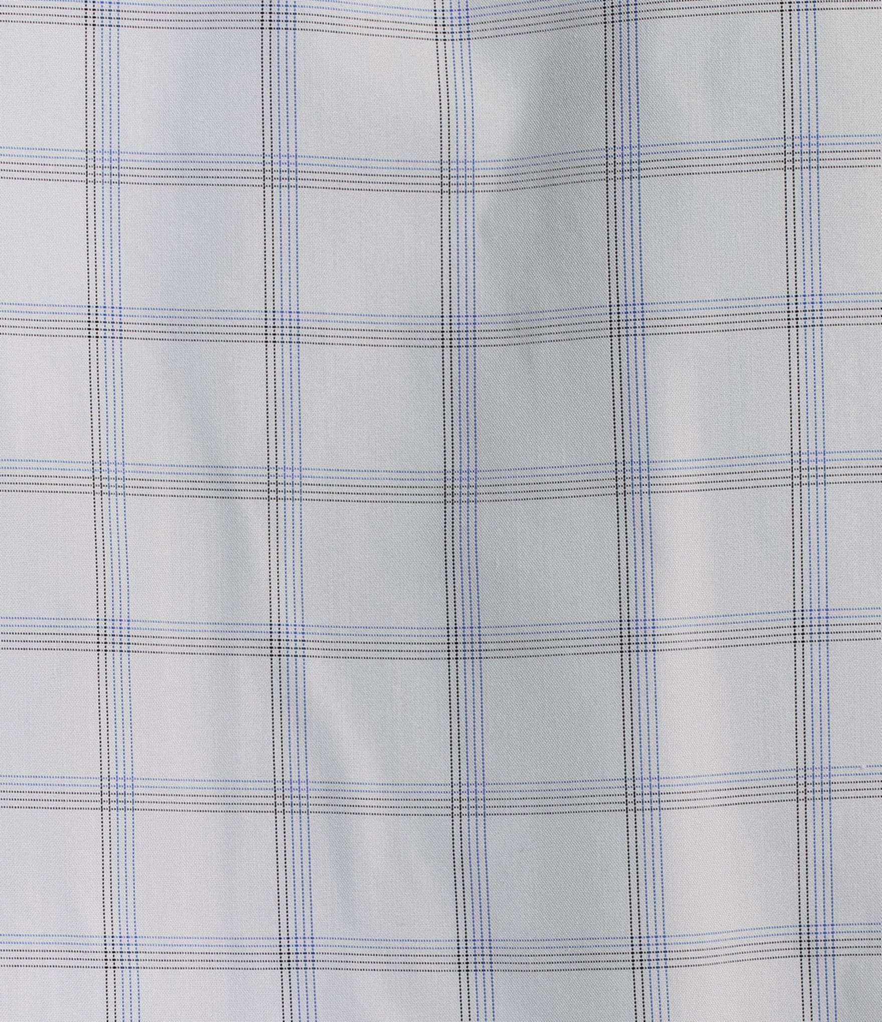 Roundtree & Yorke Short Sleeve Medium Plaid Jacquard Sport Shirt