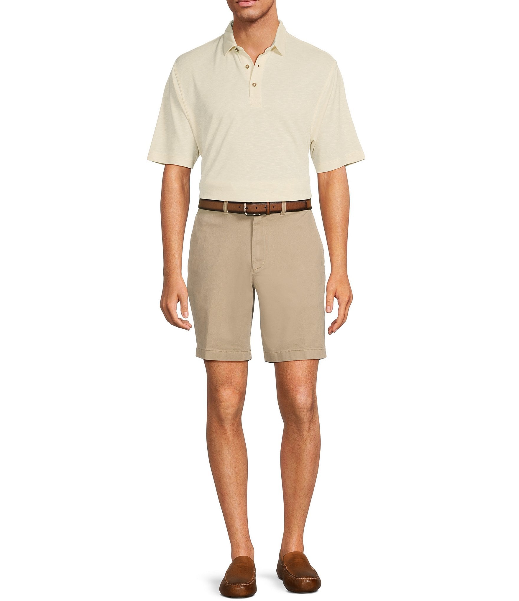 Roundtree & Yorke Short Sleeve Solid Polo Shirt