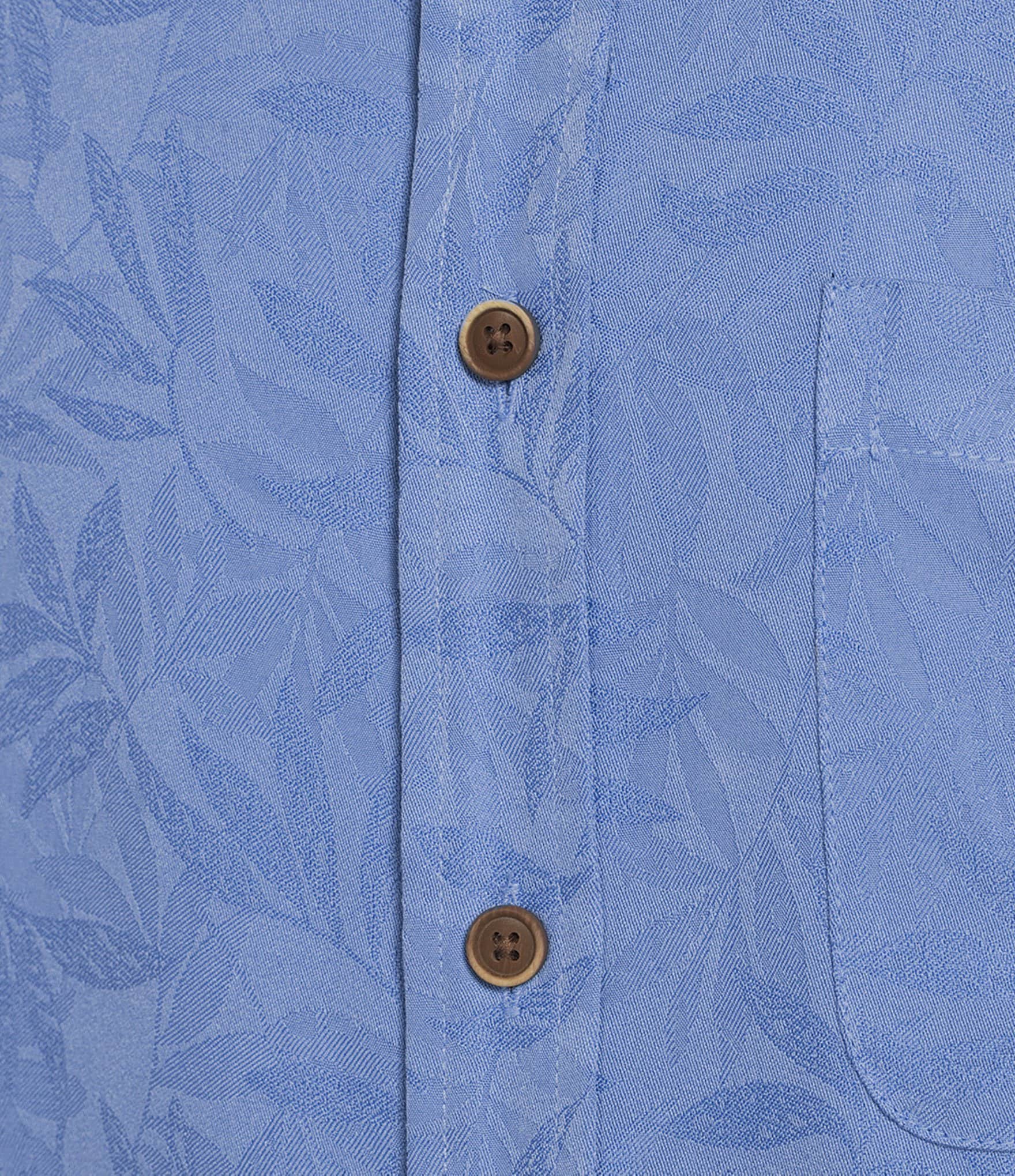 Roundtree & Yorke Short Sleeve Solid Polynosic Jacquard Sport Shirt