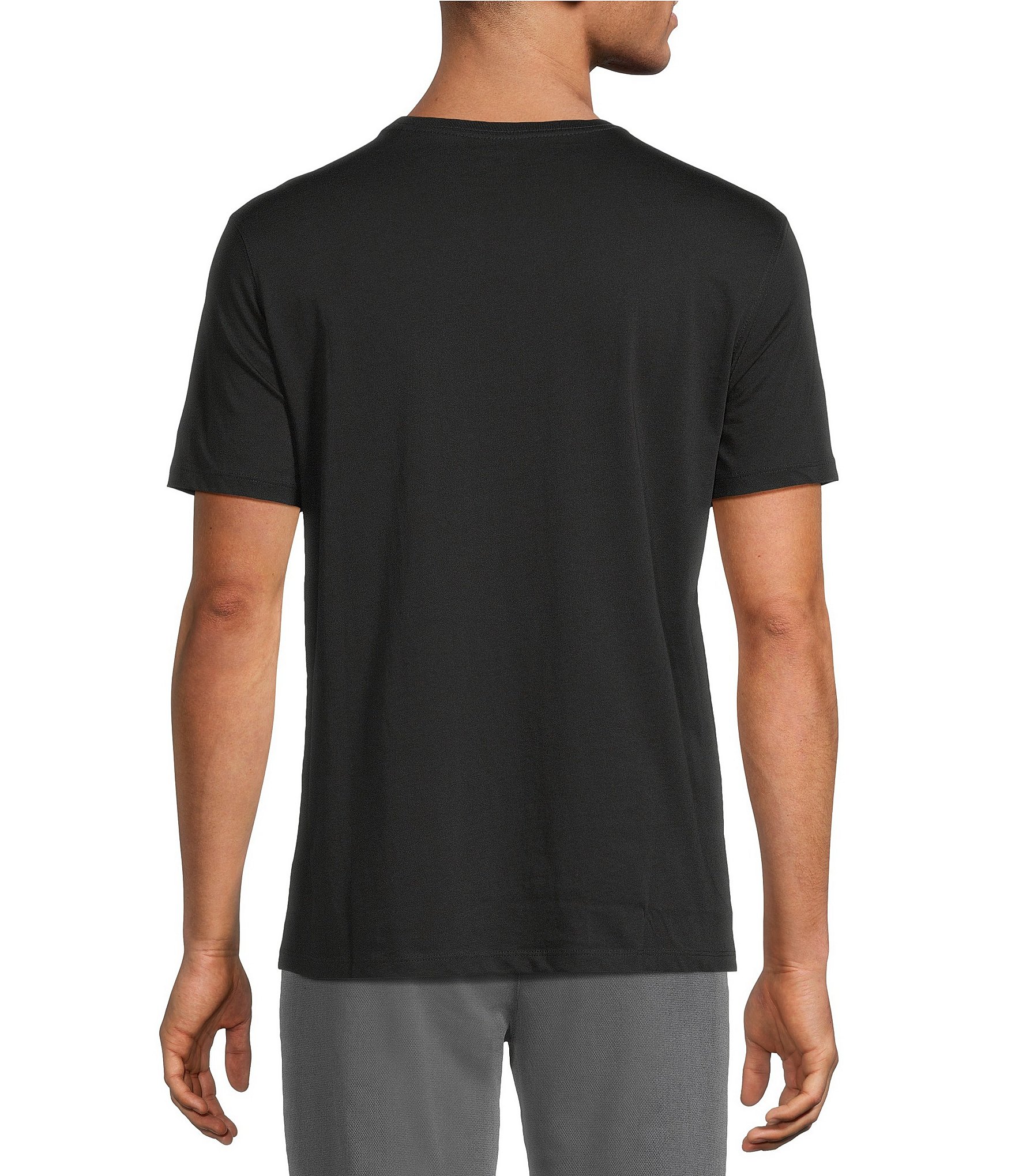 Roundtree & Yorke Solid Cloud Short Sleeve Crew Neck T-Shirt