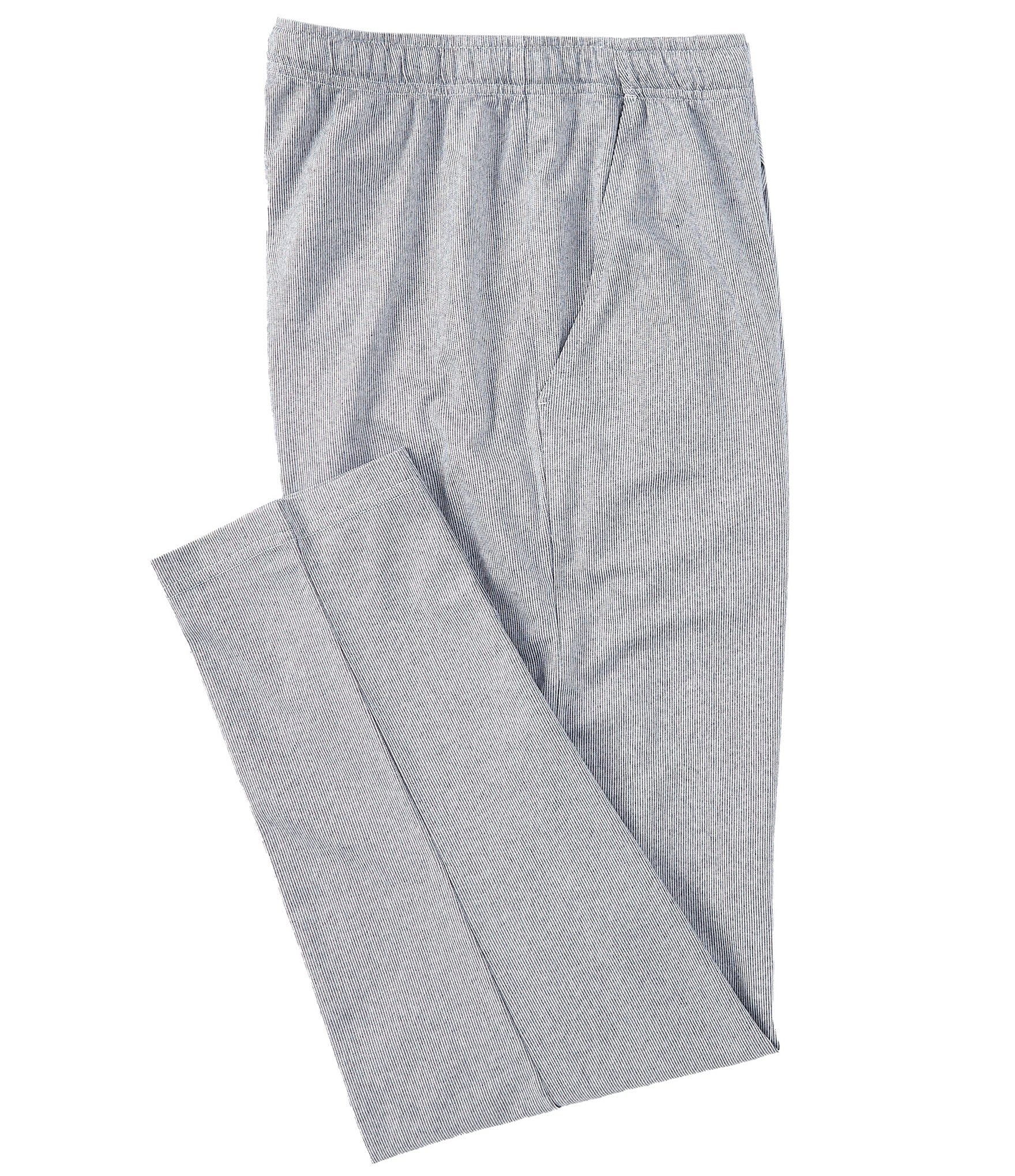 Roundtree & Yorke Striped Knit Lounge Pants | Dillard's