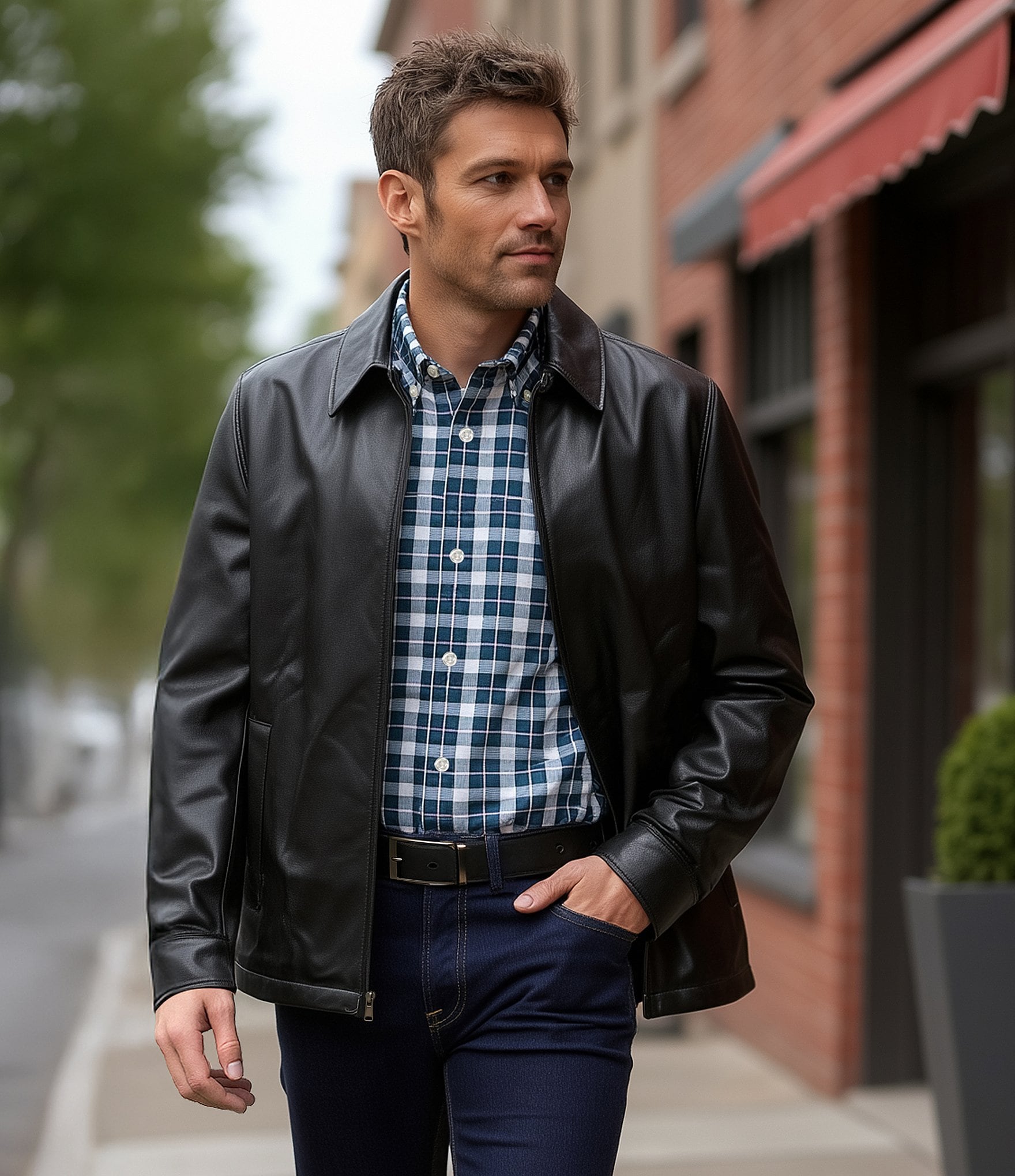 Roundtree & Yorke The 1988 Classic Leather Jacket