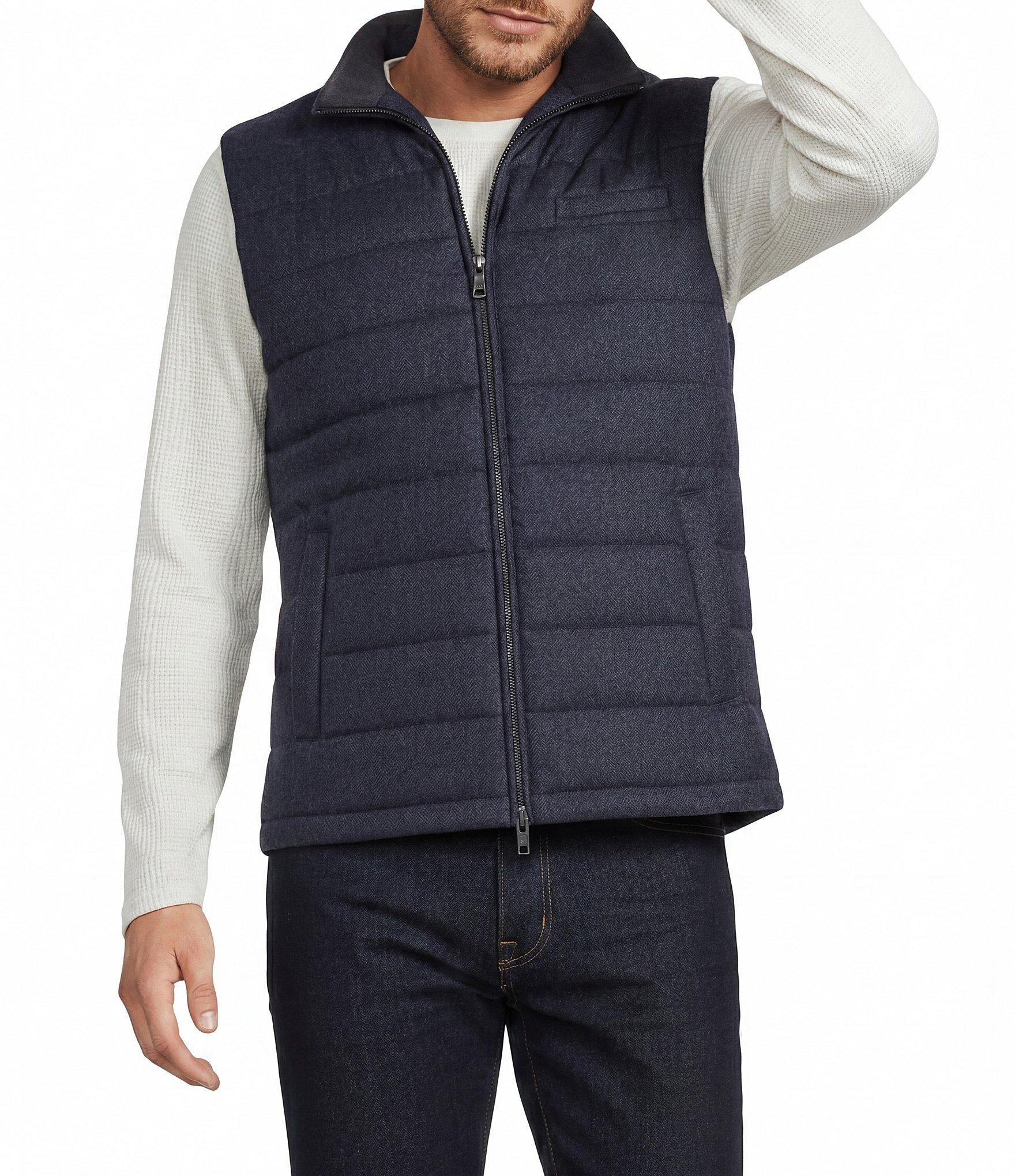 Roundtree & Yorke The Cross Season Quilted Puffer Vest