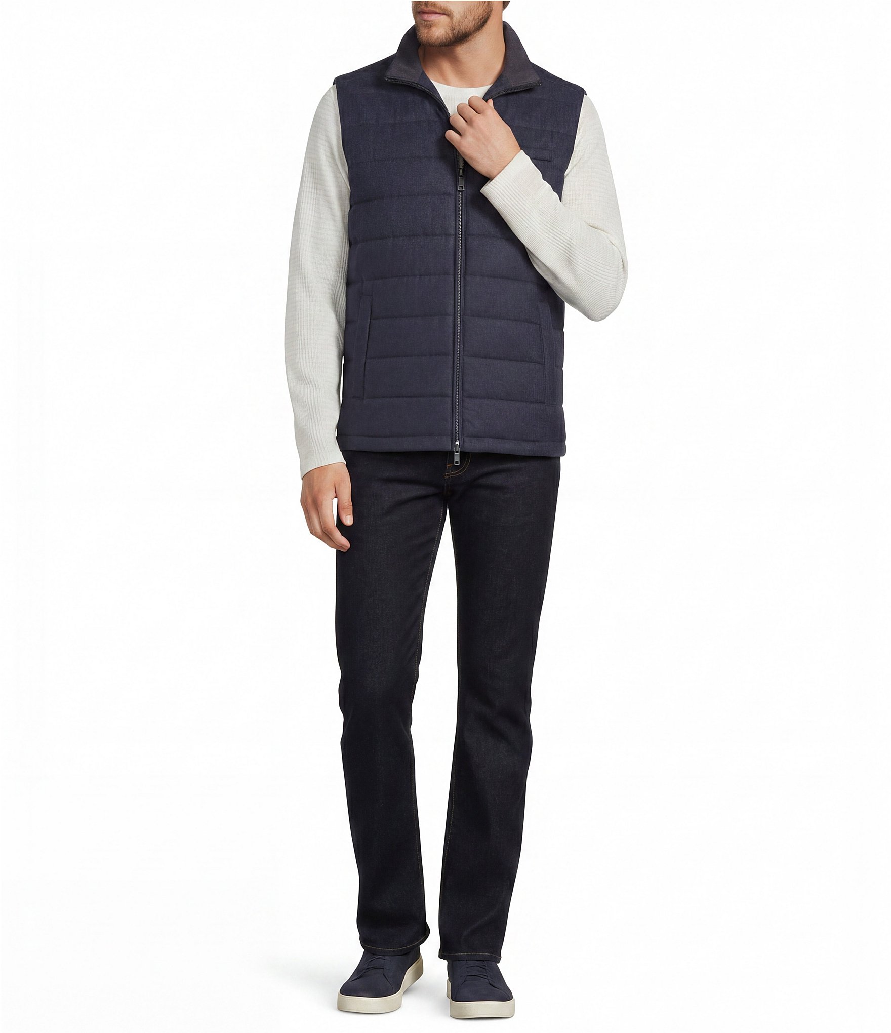 Roundtree & Yorke The Cross Season Quilted Puffer Vest