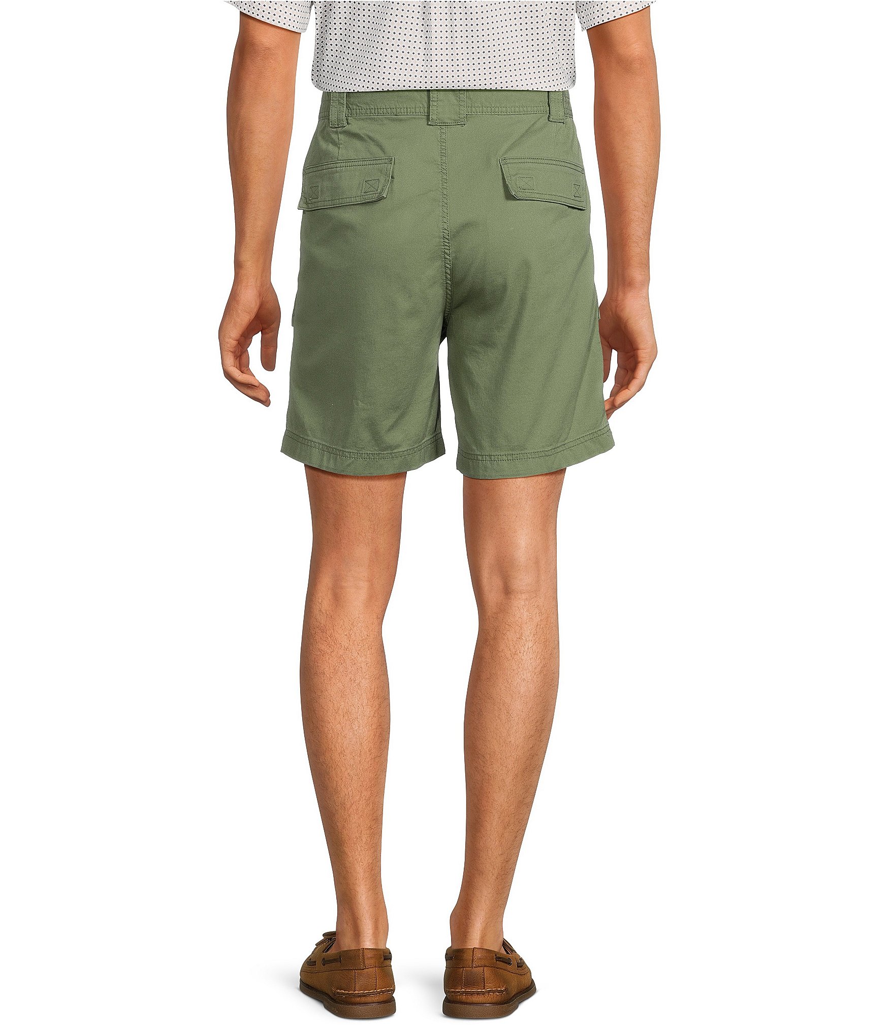 Roundtree & Yorke The Hiker Classic Fit 7#double; Dobby Cargo Shorts