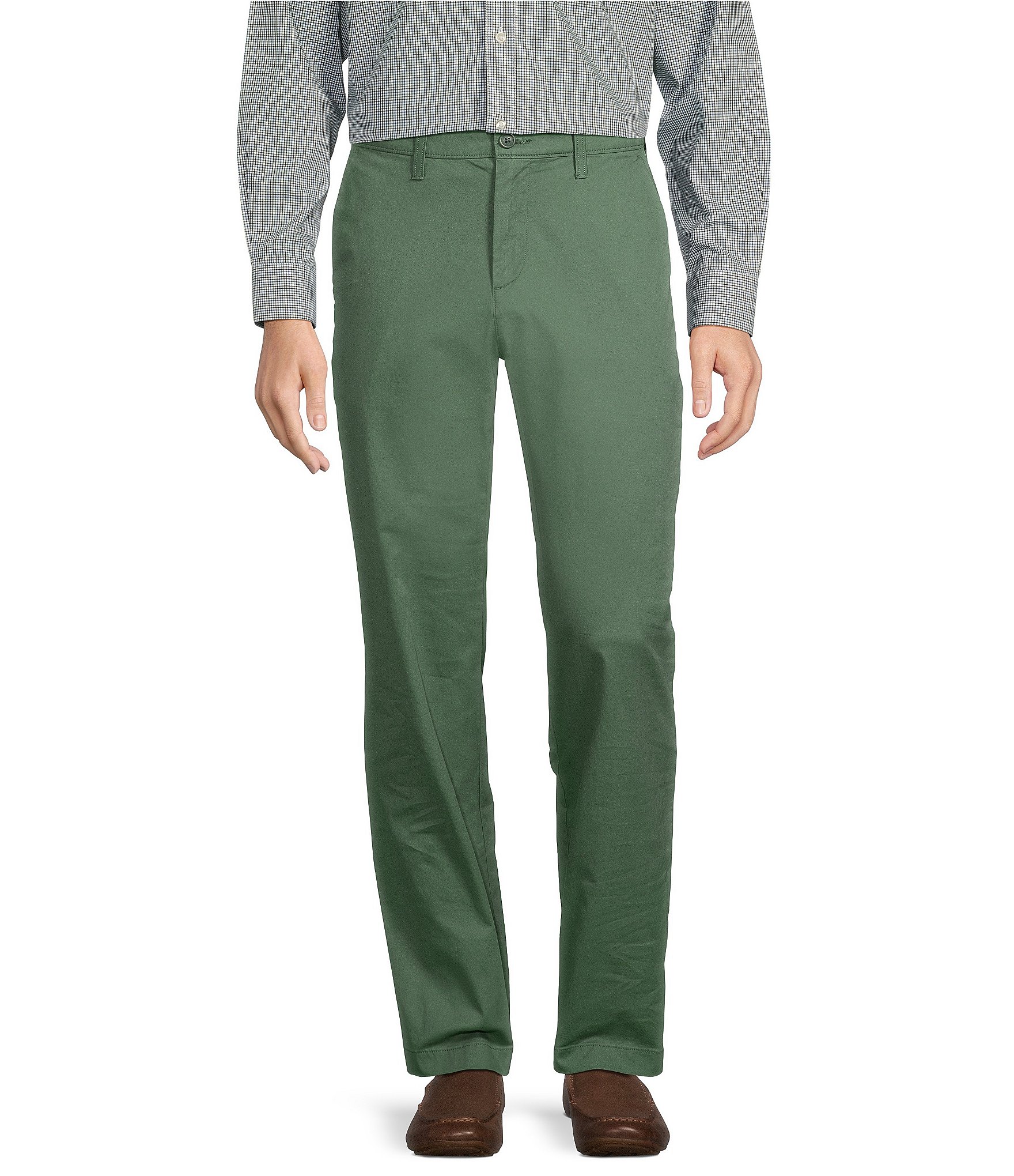 Roundtree & Yorke The Perfect Chino Andrew Straight Fit Washed Pants