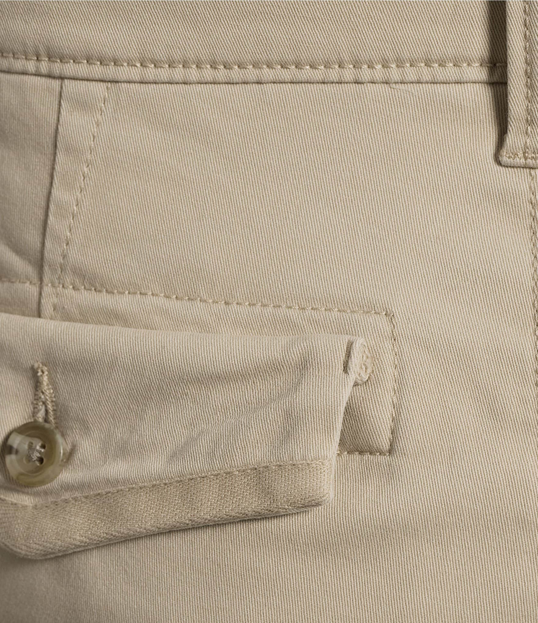 Roundtree & Yorke The R&R Classic Fit 9#double; Washed Twill Cargo Shorts