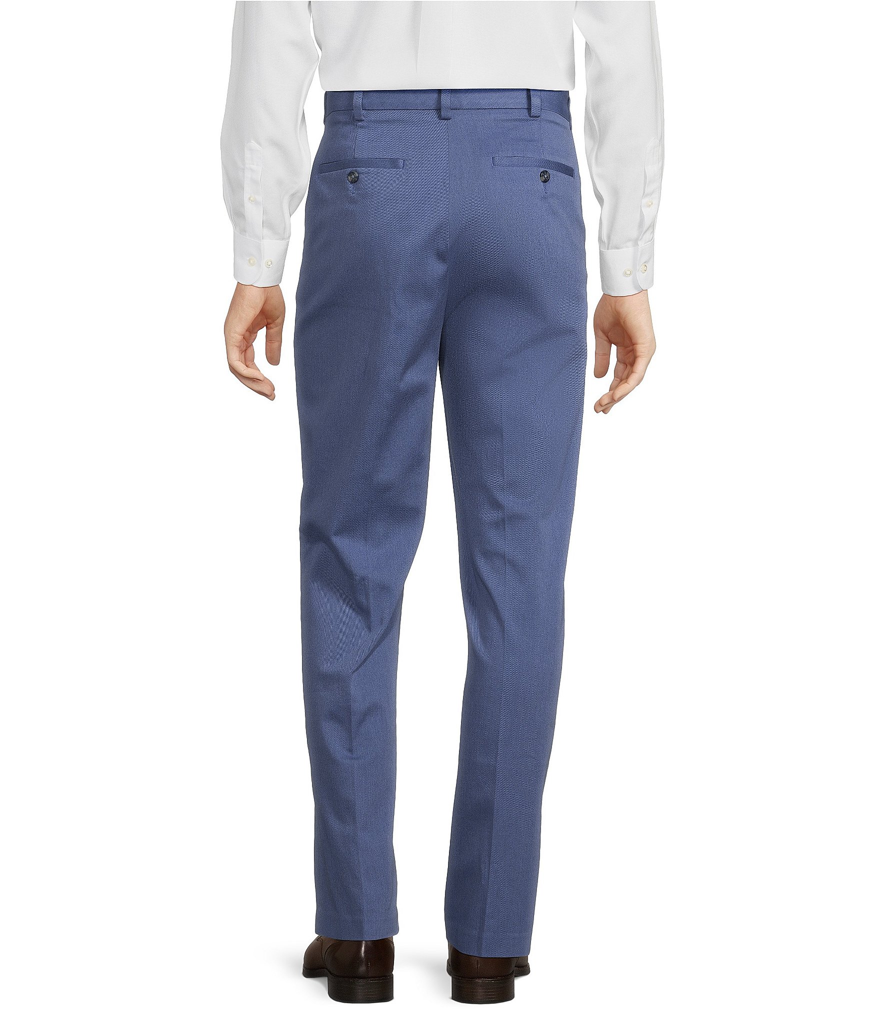 Roundtree & Yorke TravelSmart Classic Fit Flat Front Non