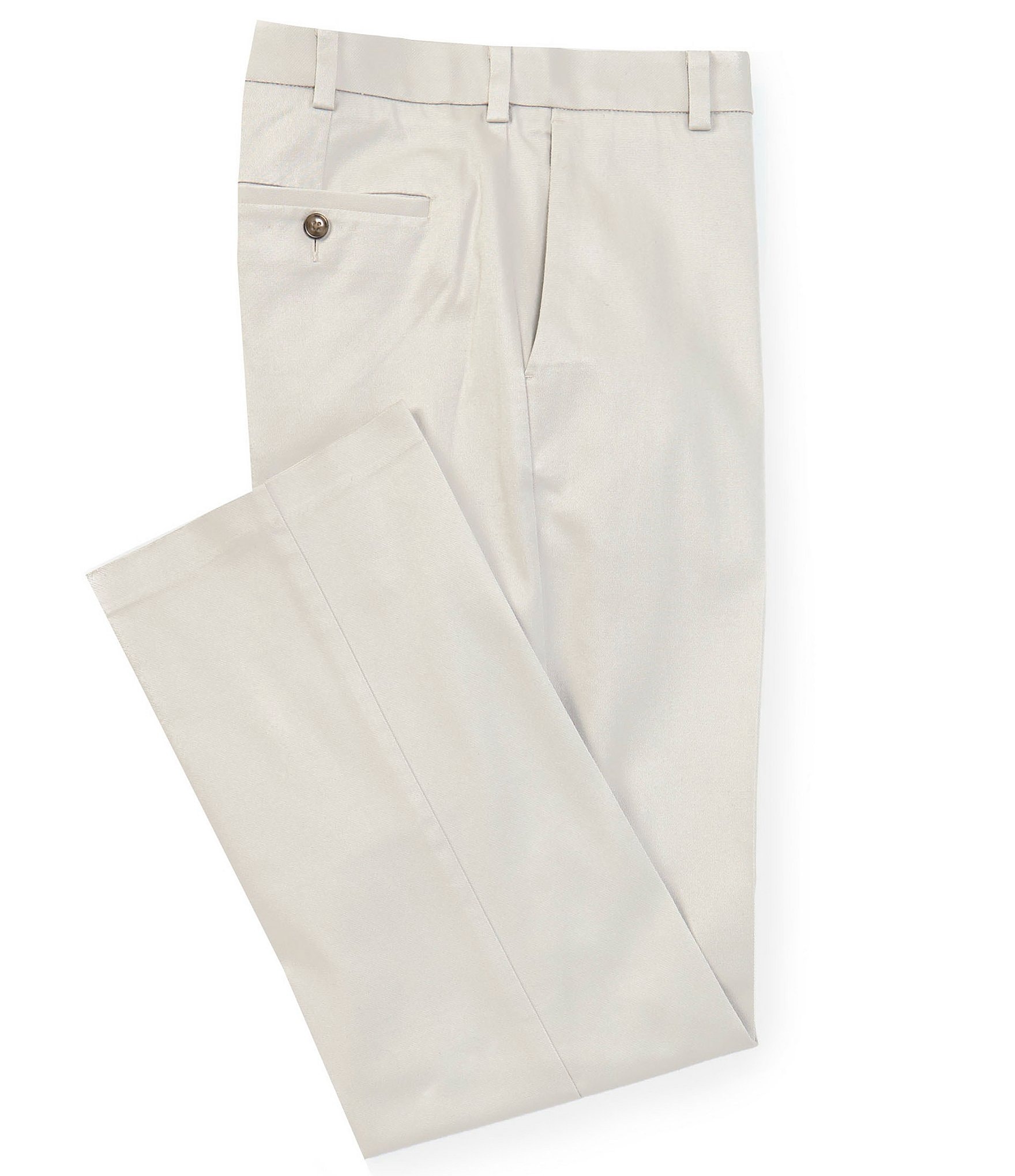 Roundtree /& Yorke BIG /& TALL Travel Smart Stone Classic Fit Flat Front Shorts