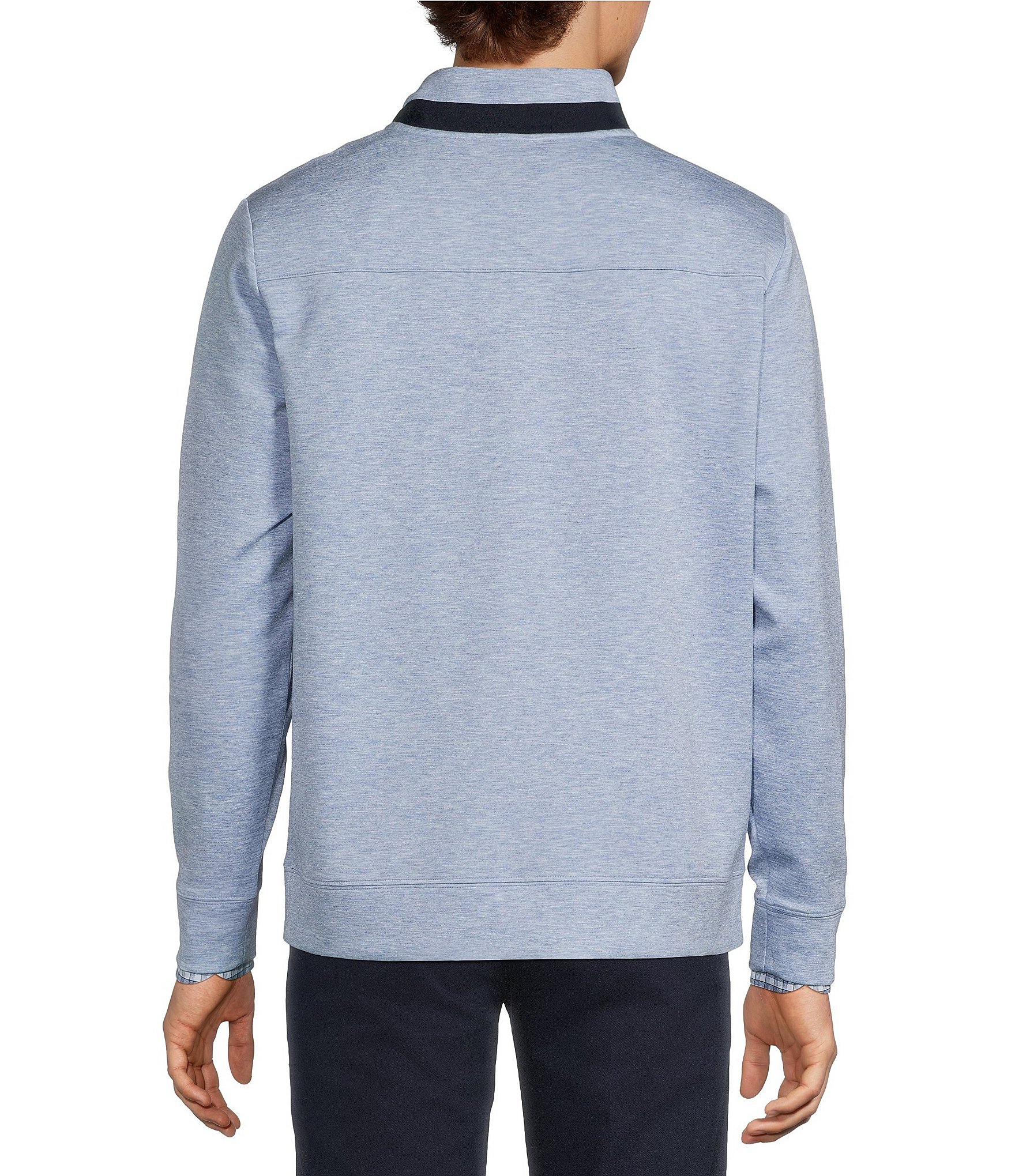 Roundtree & Yorke TravelSmart Solid Quarter-Zip Pullover