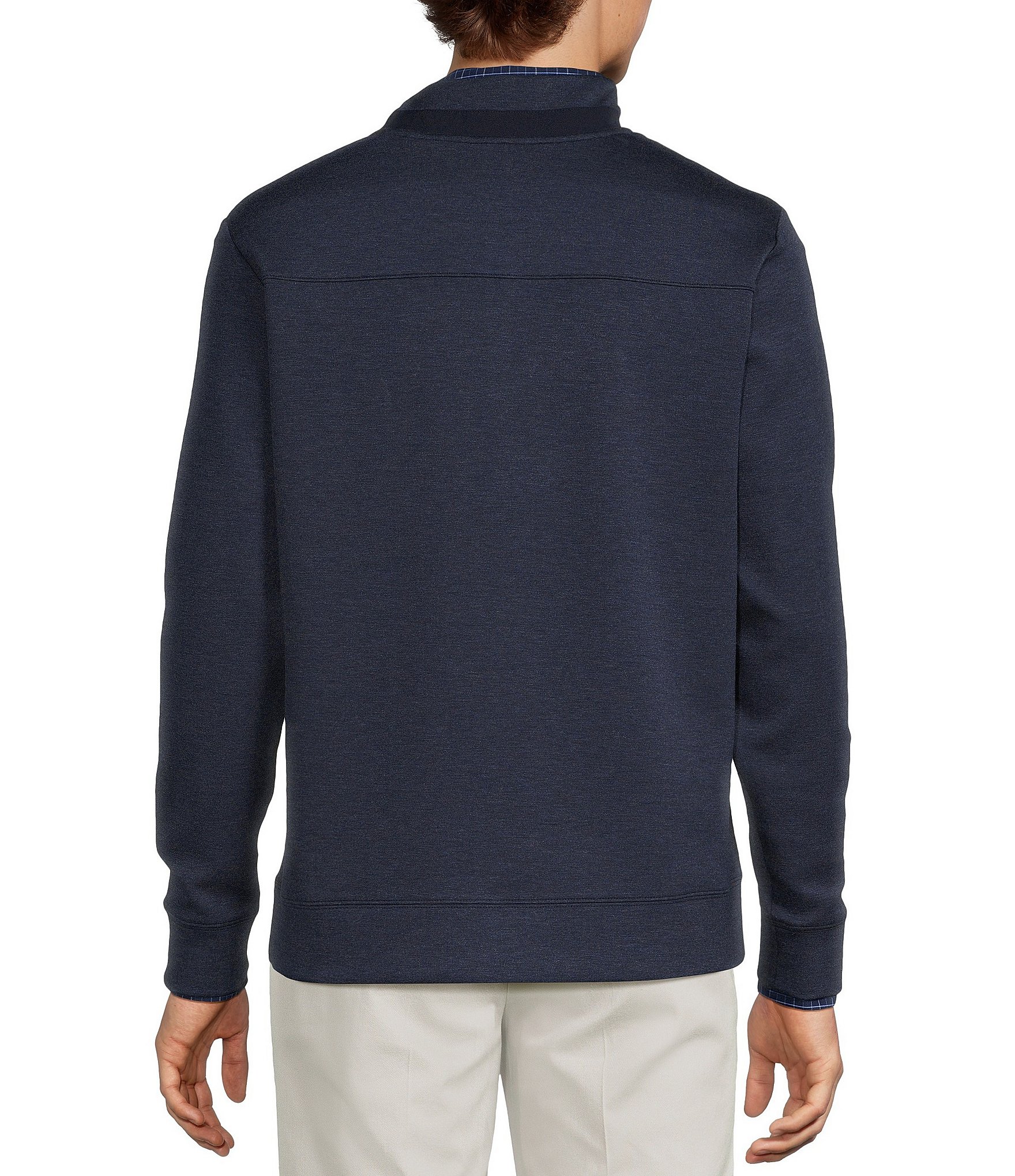 Roundtree & Yorke TravelSmart Solid Quarter-Zip Pullover