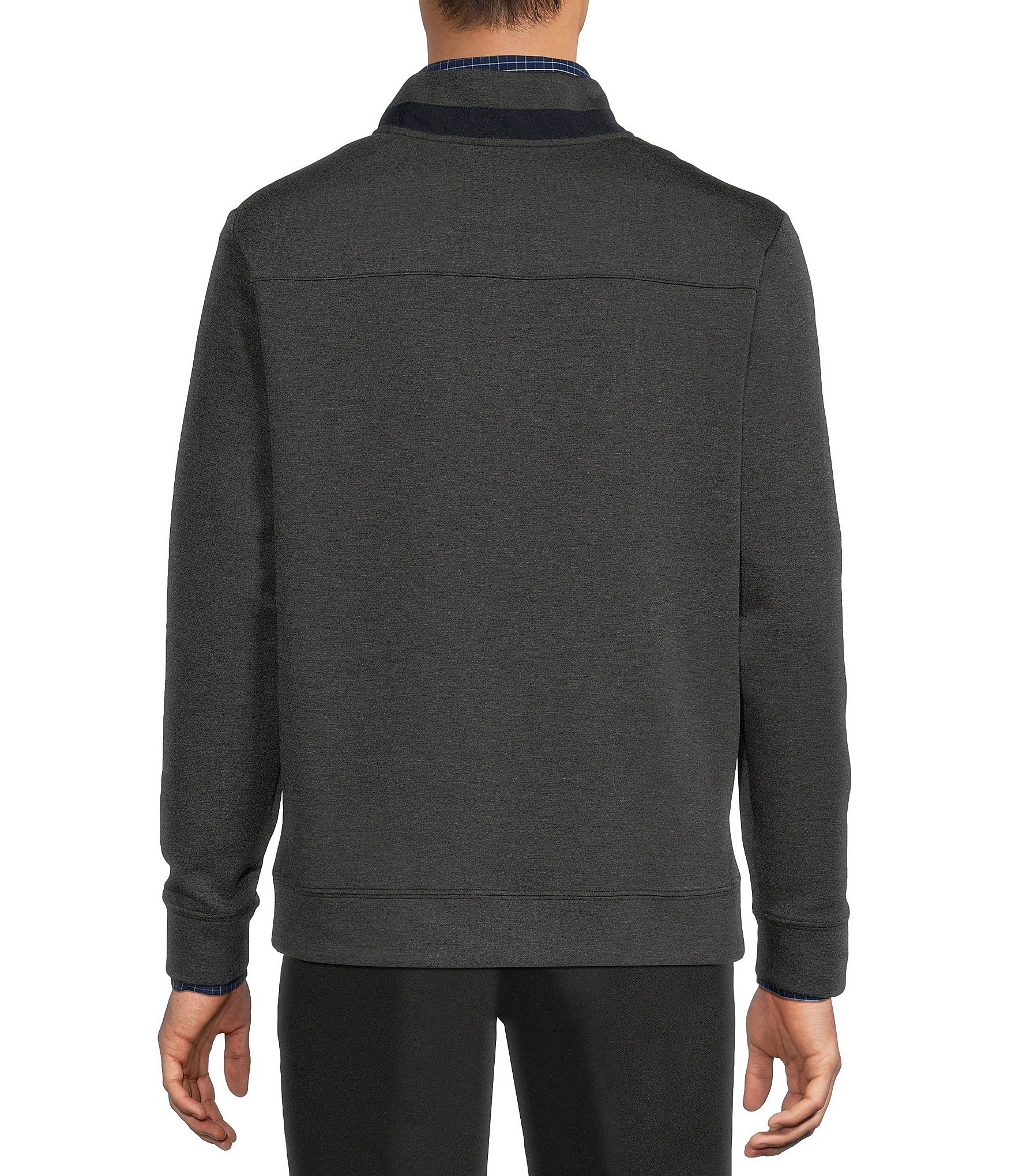 Roundtree & Yorke TravelSmart Solid Quarter-Zip Pullover