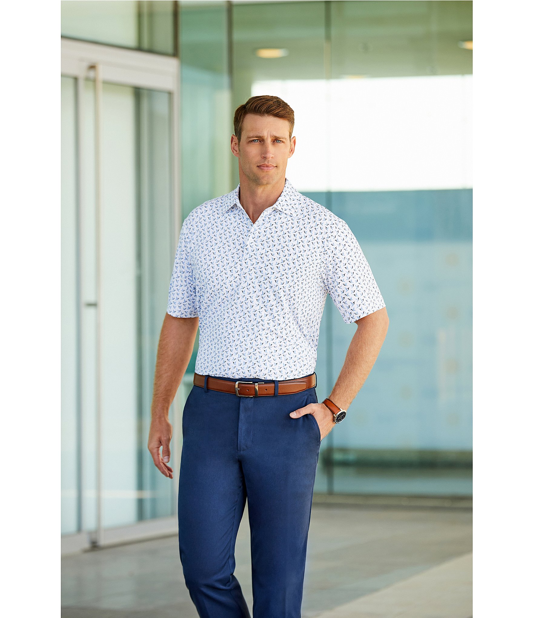 Roundtree & Yorke Old Luggage Reversible Belt