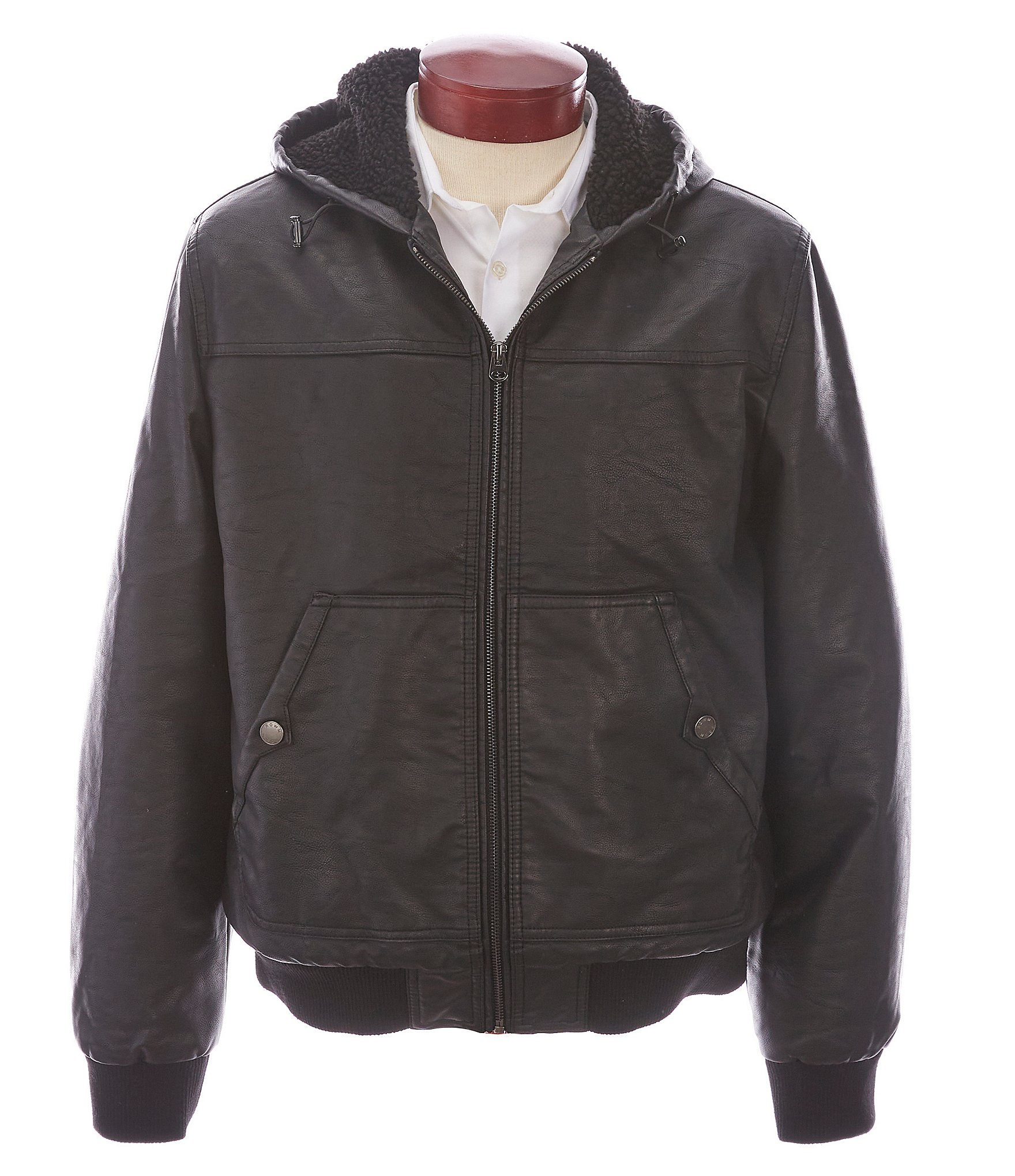 leather jackets dillards mens