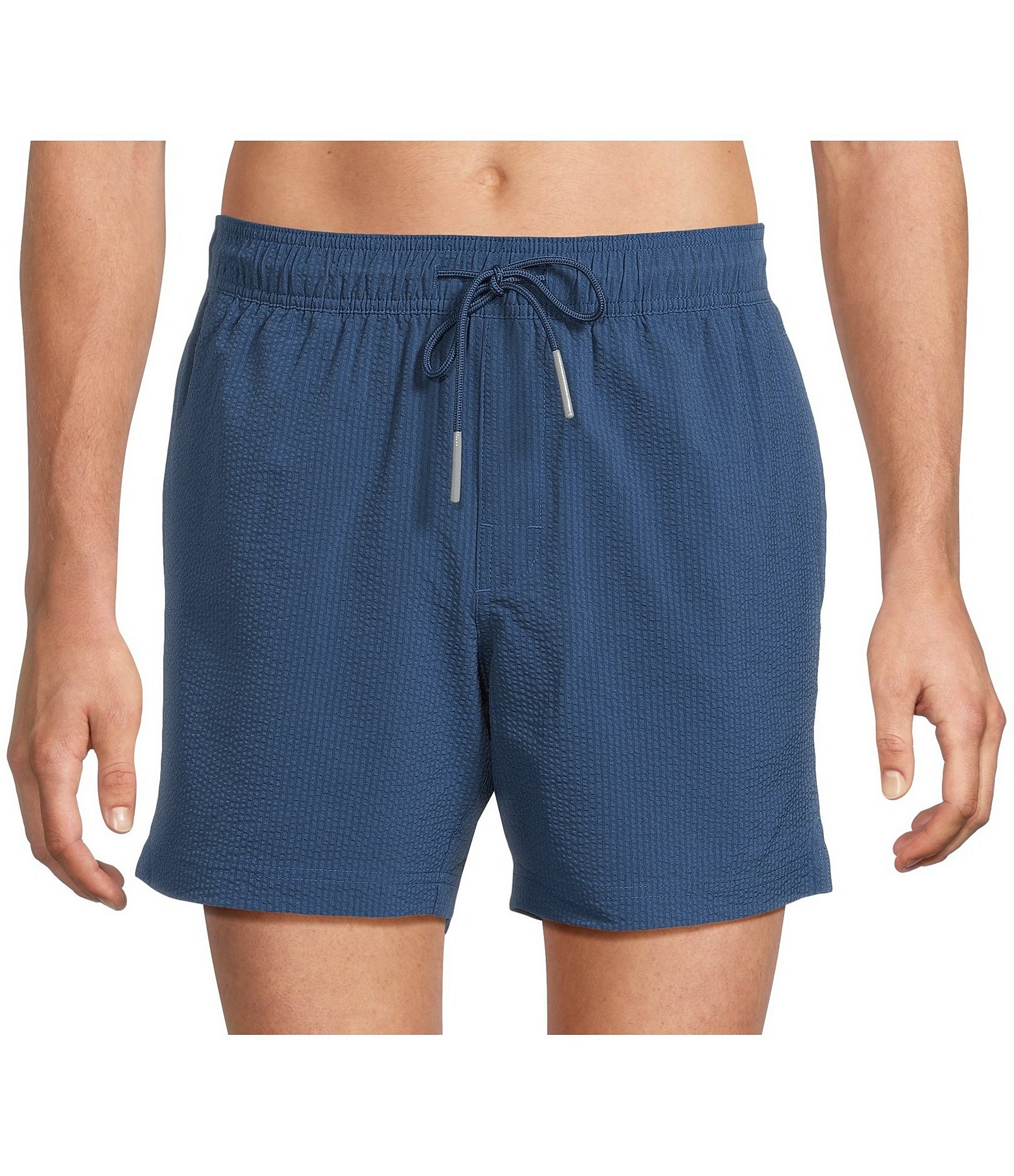 Rowm Daydipper 6#double; Solid Seersucker Swim Trunks