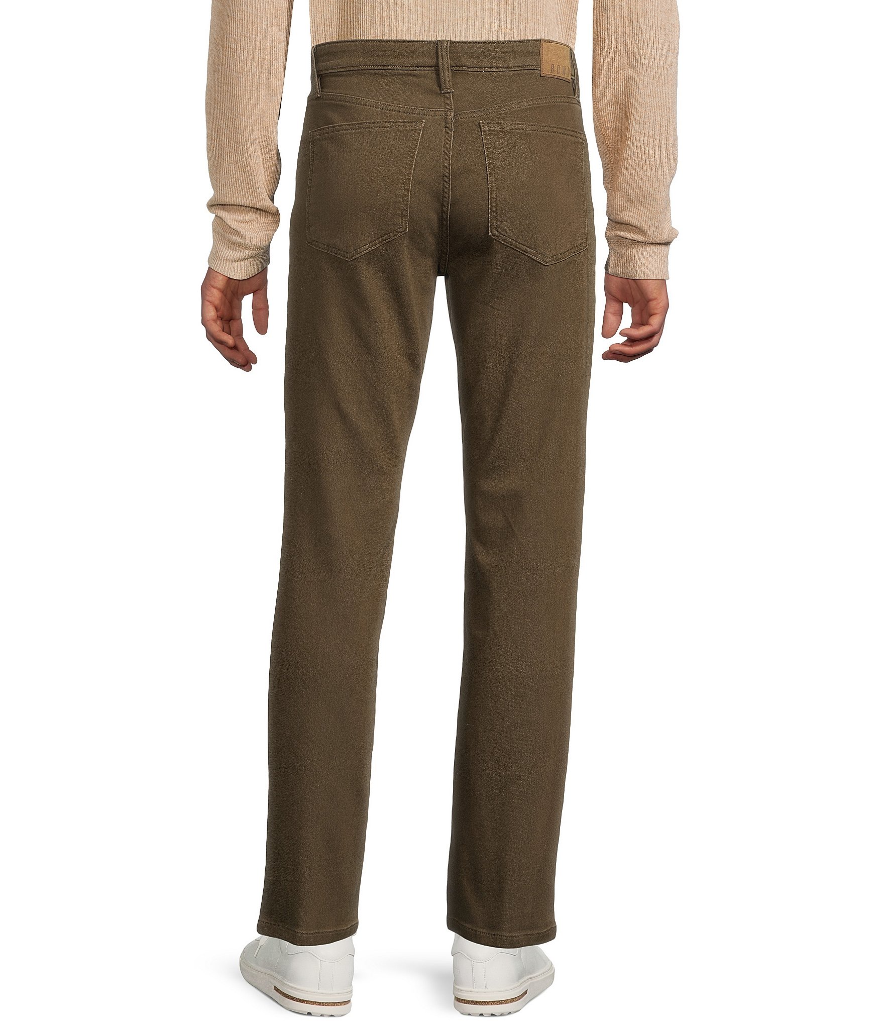 Rowm Flat Front 5-Pocket Pants