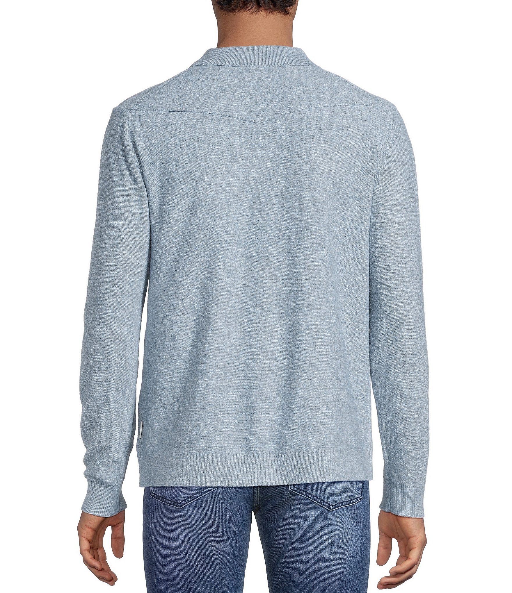 Rowm Long Sleeve Button Front Sweater