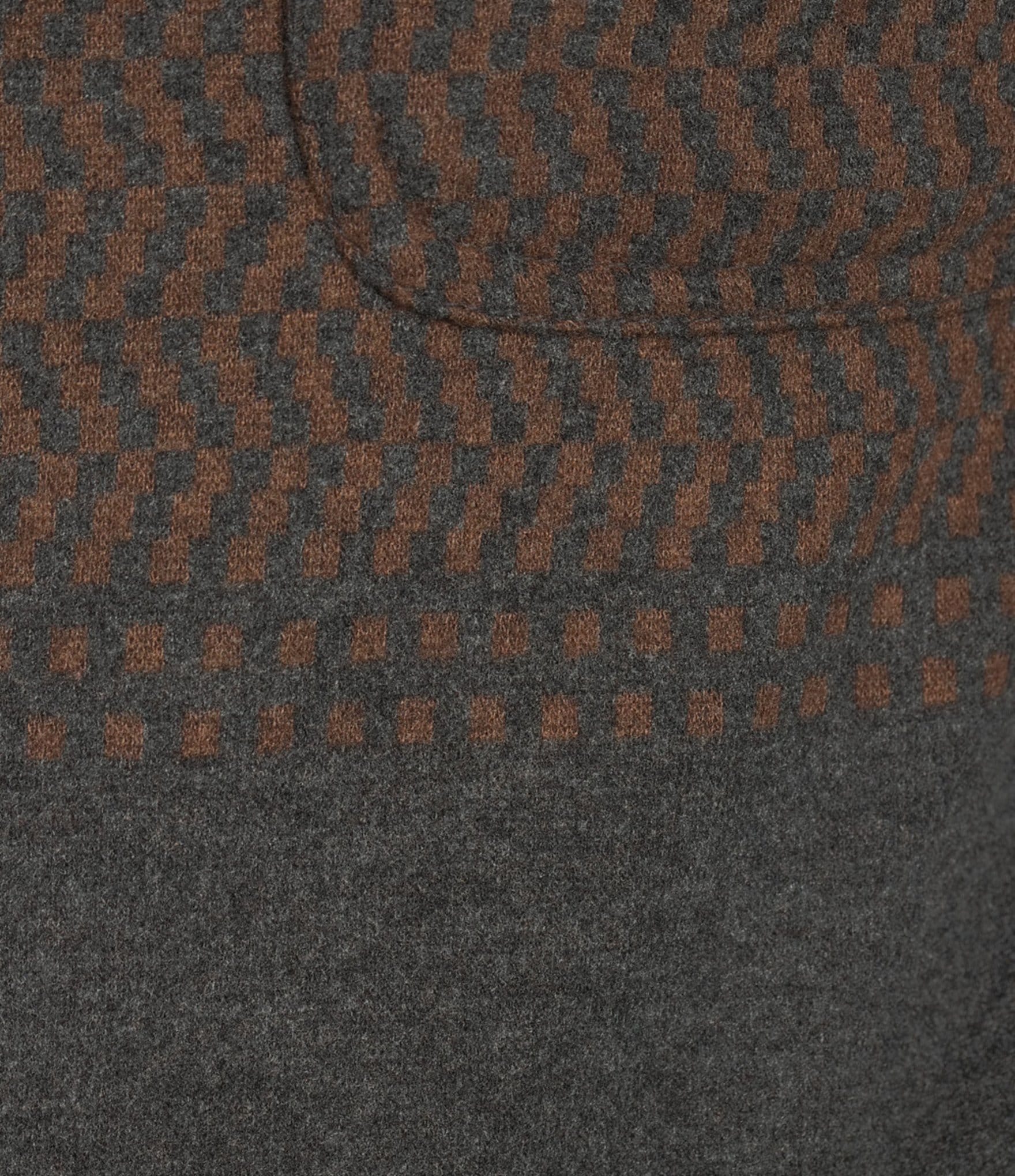 Rowm Long Sleeve Jacquard Chest Stripe Button Front Shirt